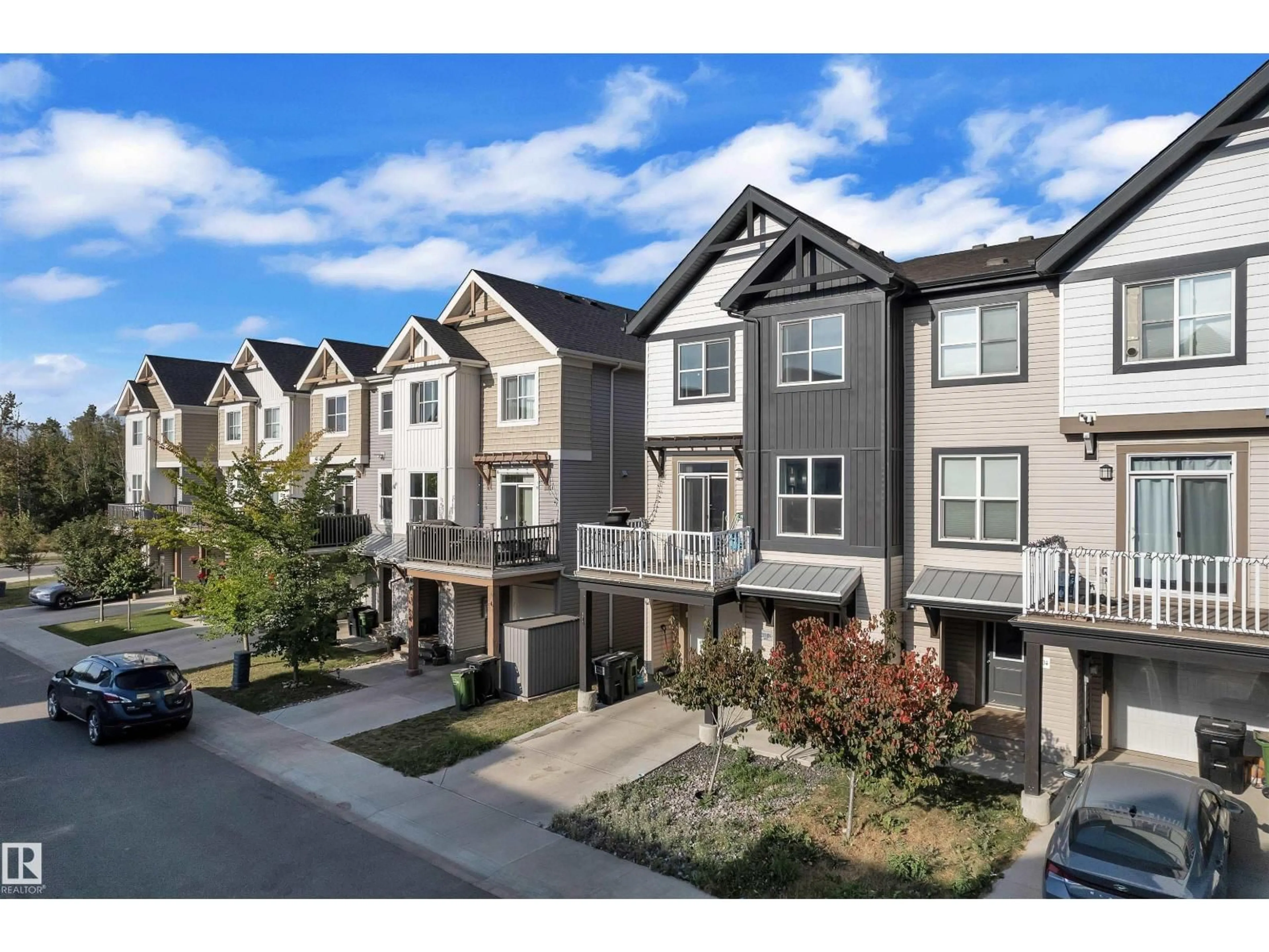 A pic from outside/outdoor area/front of a property/back of a property/a pic from drone, mountain view for NW - 20108 19 AV, Edmonton Alberta T6M0X9