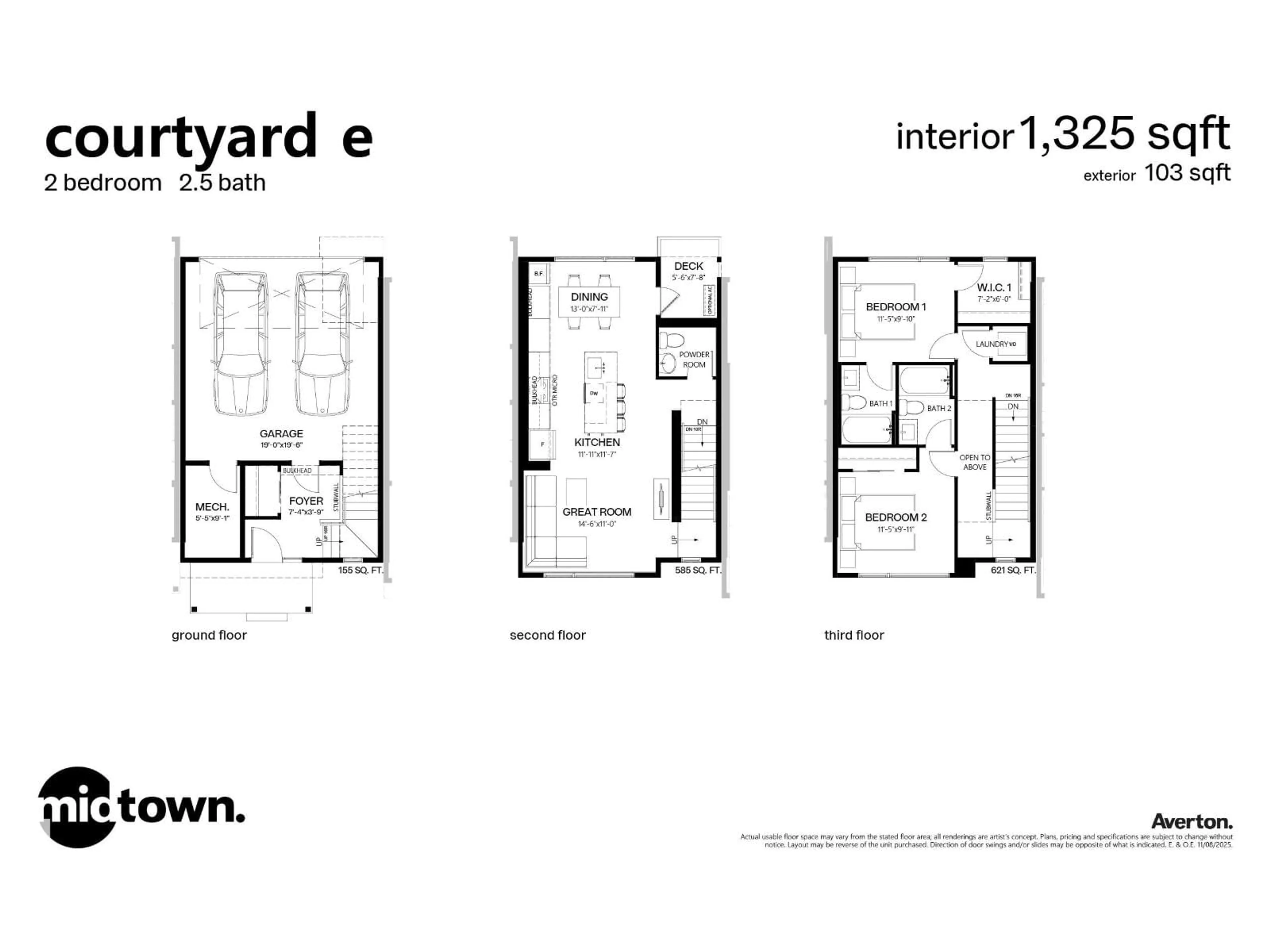 Floor plan for 5 - 66 RONDEAU DR, St. Albert Alberta T8N7X8