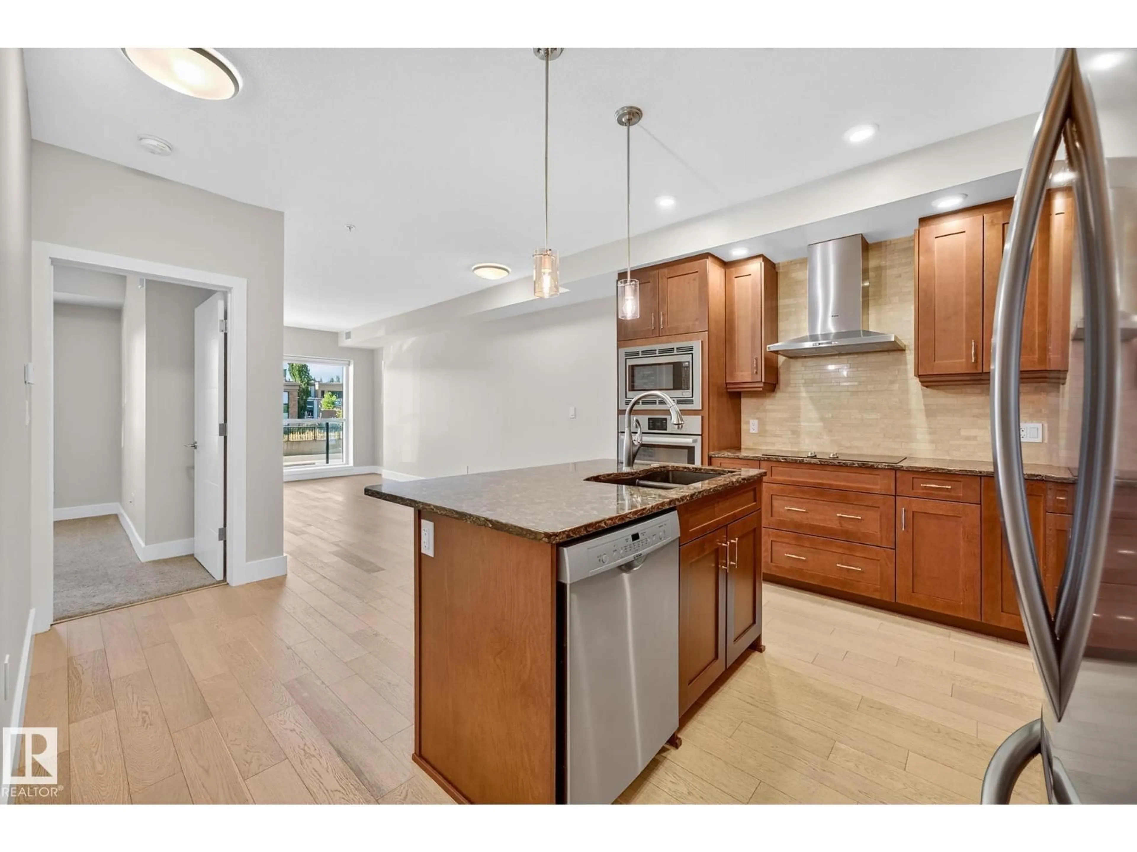 Open concept kitchen, unknown for 200 - 418 BELLEROSE DR, St. Albert Alberta T8N7P7