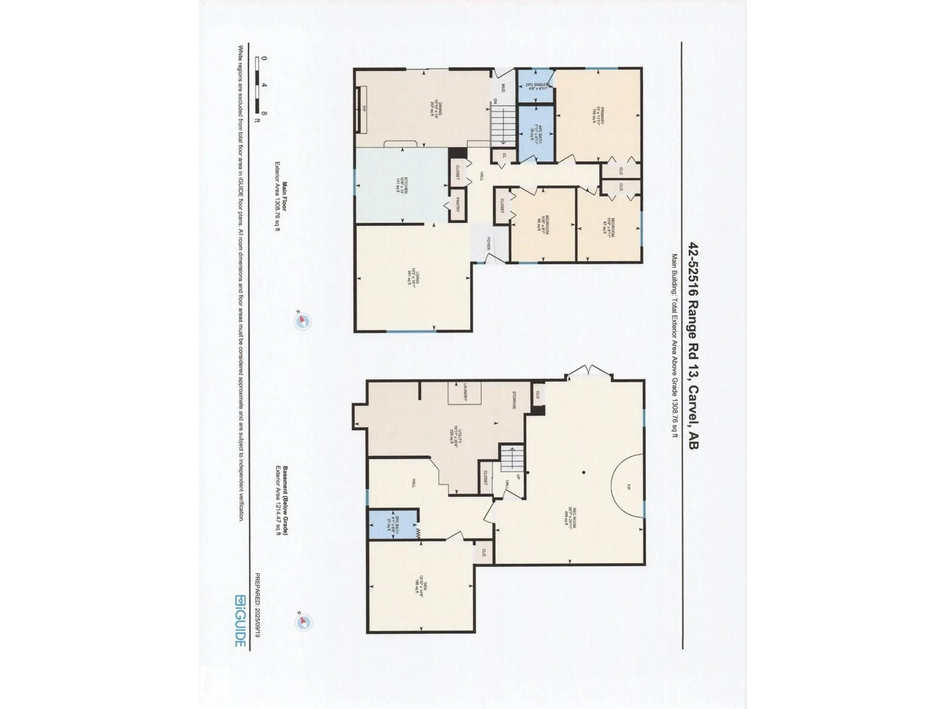 Floor plan for 42 - 52516 RGE ROAD 13, Rural Parkland County Alberta T7Y2C1