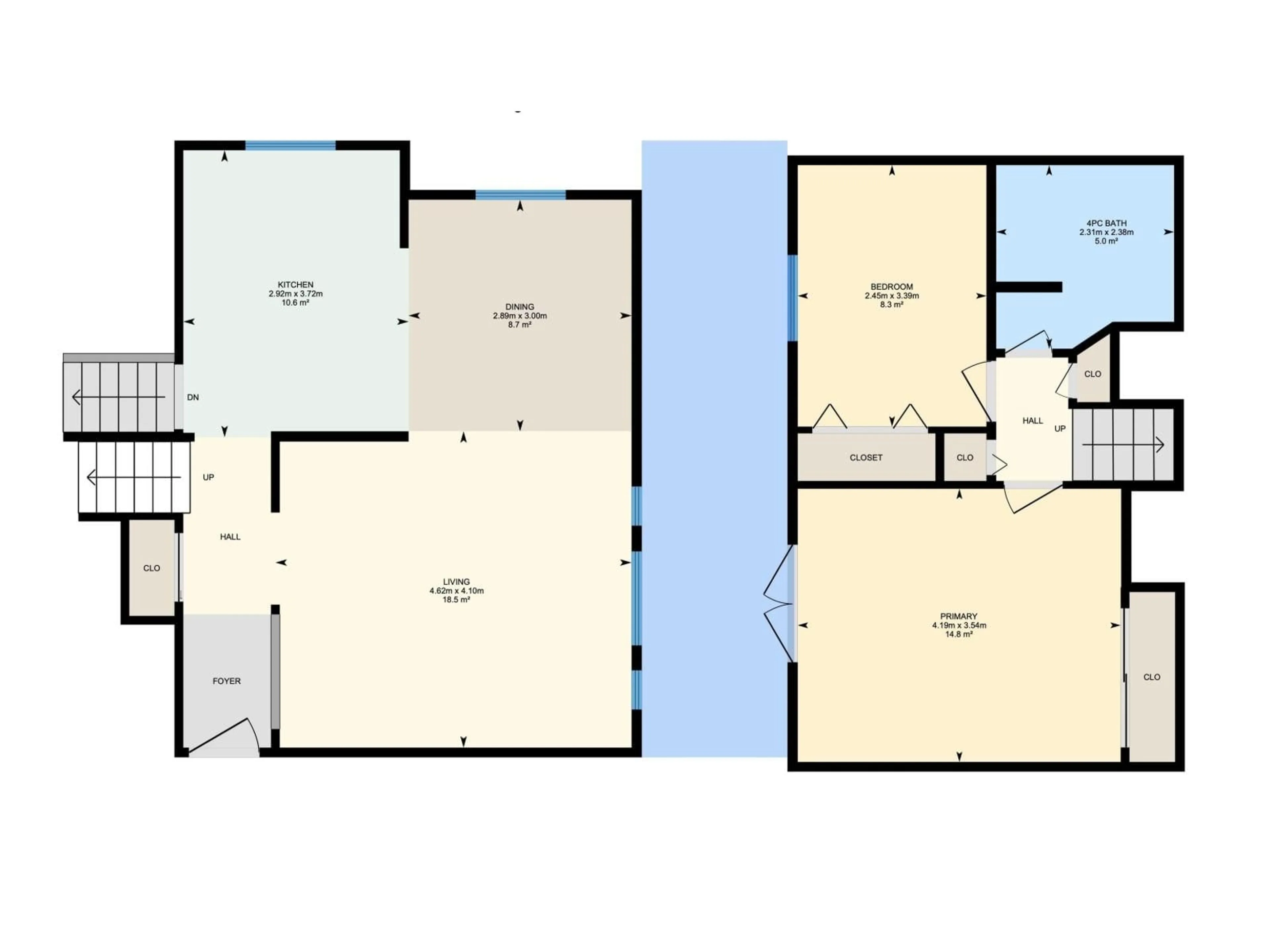 Floor plan for 44 MCNABB CR, Stony Plain Alberta T7Z1G9
