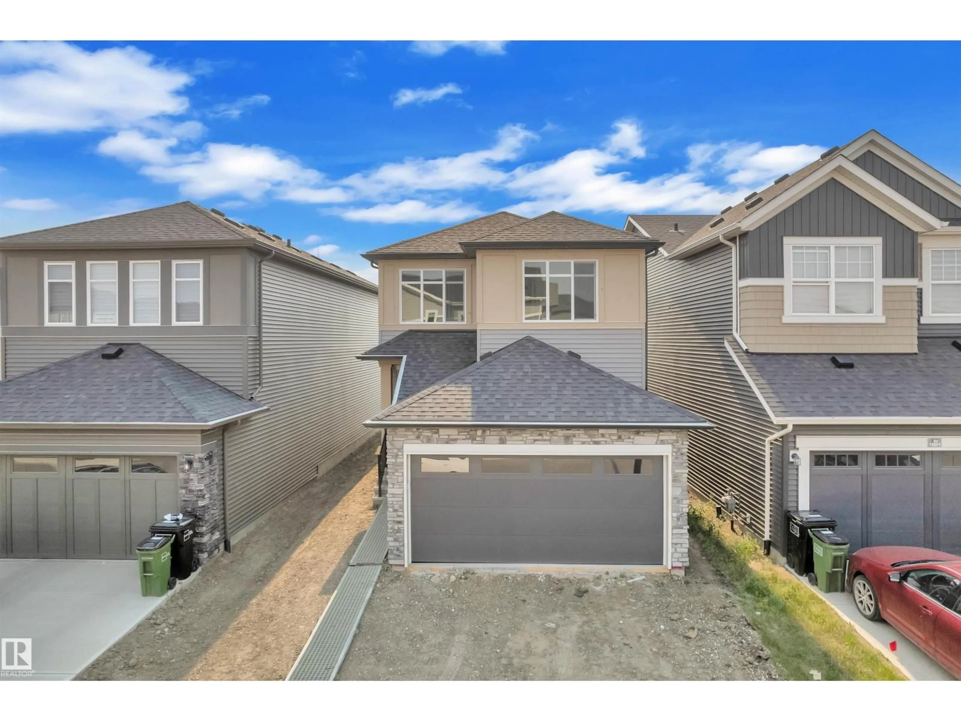 A pic from outside/outdoor area/front of a property/back of a property/a pic from drone, street for 16832 49 ST, Edmonton Alberta T5Y4G9