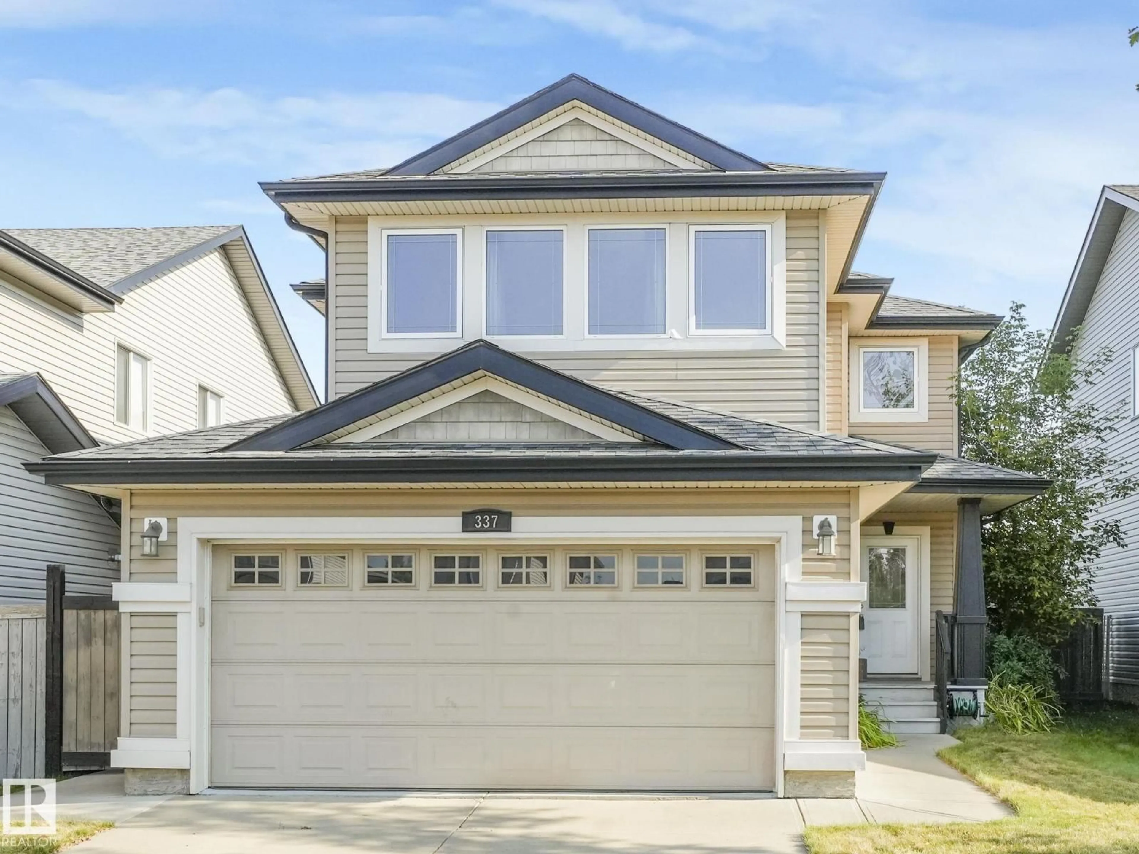 Home with vinyl exterior material, street for 337 COWAN CR, Sherwood Park Alberta T8H0E4