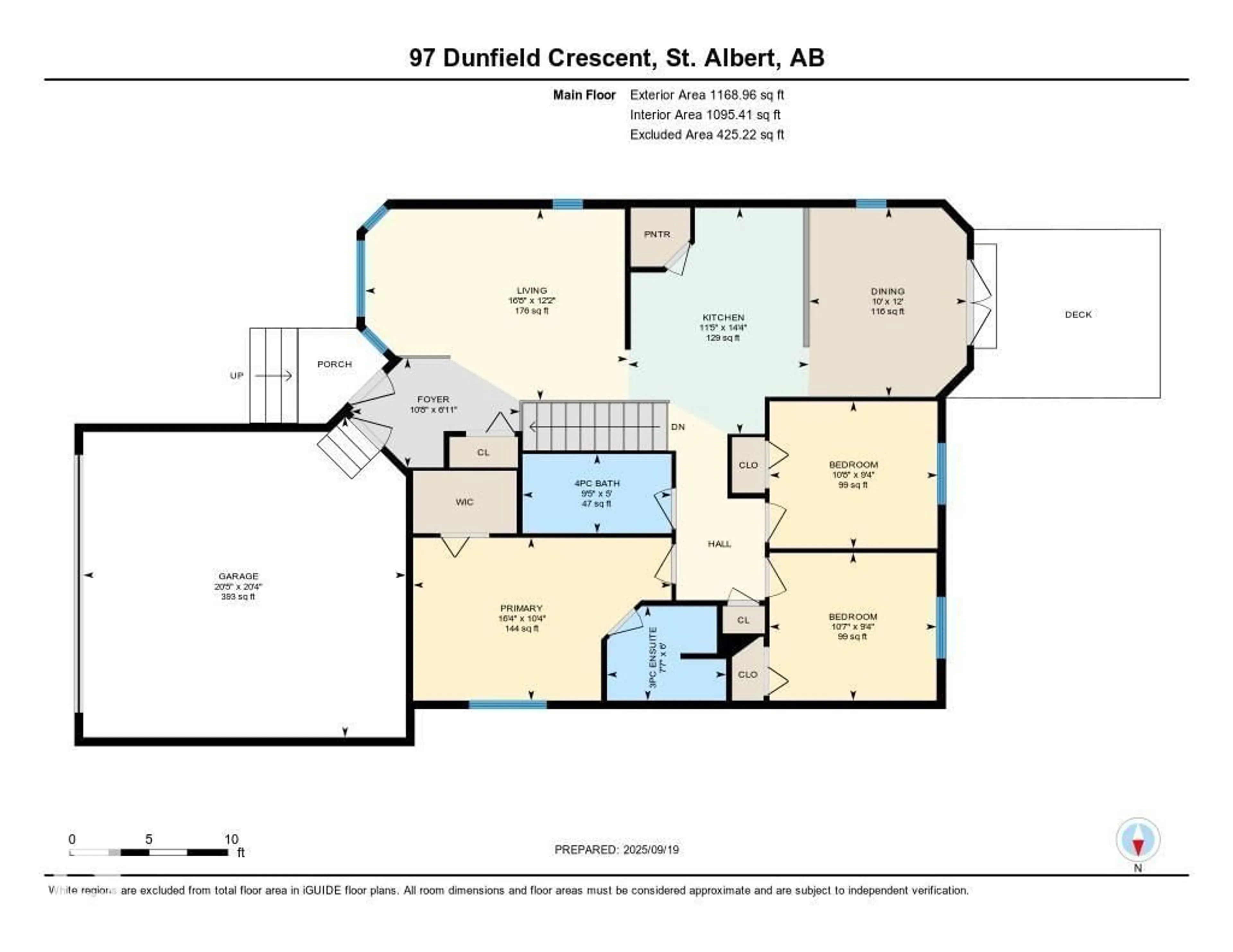 Floor plan for 97 DUNFIELD CR, St. Albert Alberta T8N6W1