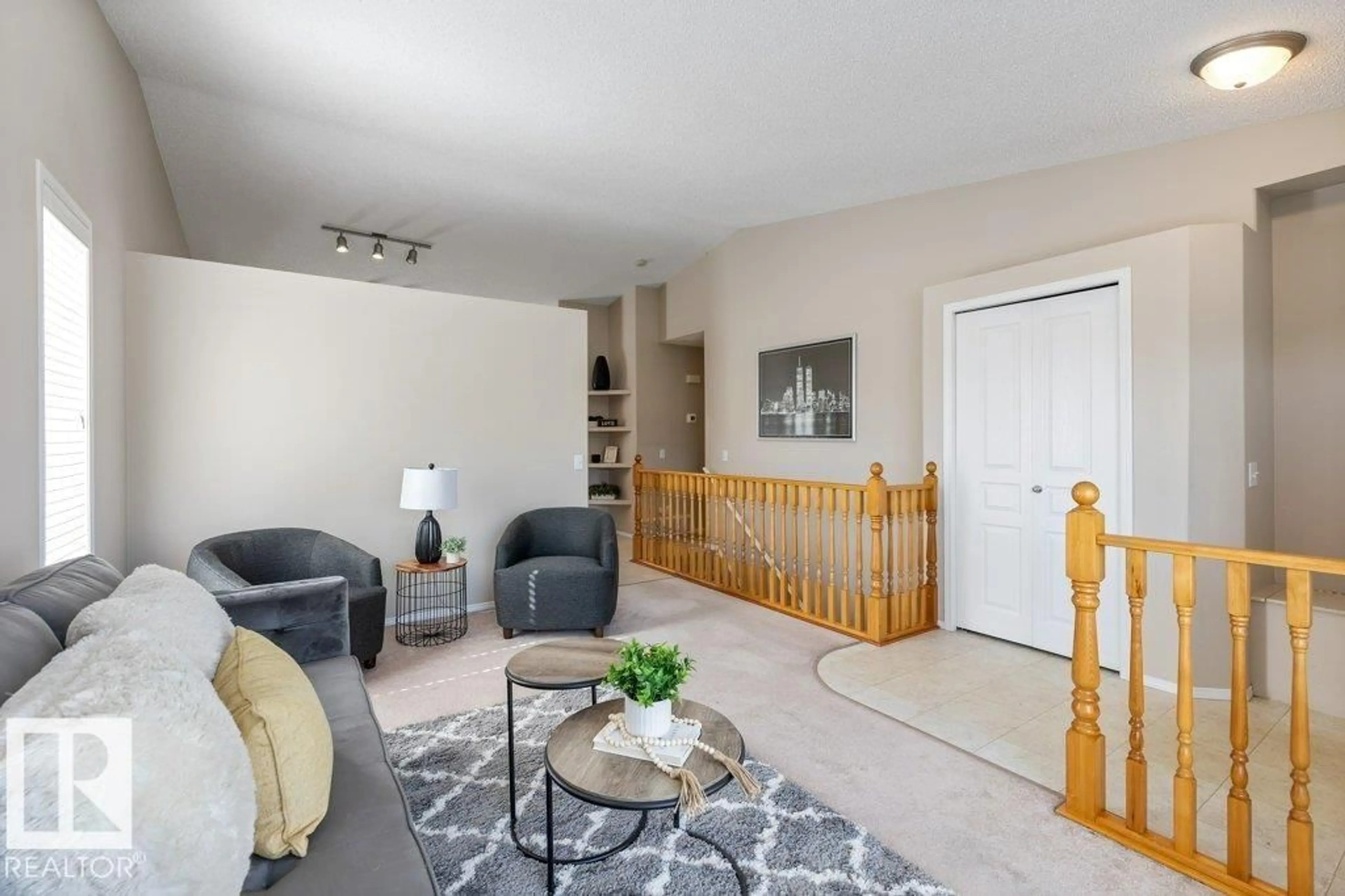 Living room with furniture, unknown for 97 DUNFIELD CR, St. Albert Alberta T8N6W1