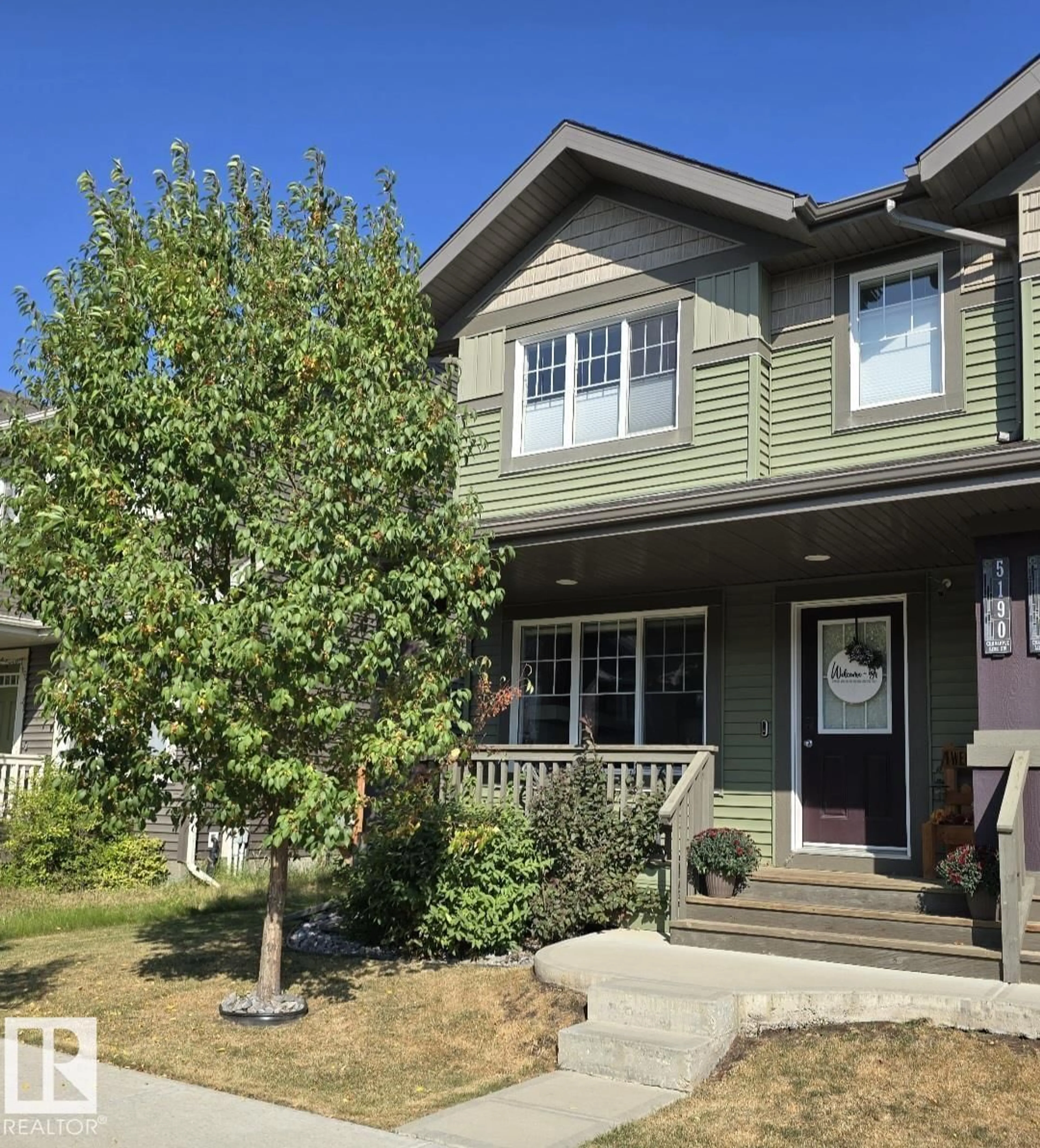 Home with vinyl exterior material, street for LI SW - 5190 CRABAPPLE LINK, Edmonton Alberta T6X1X1
