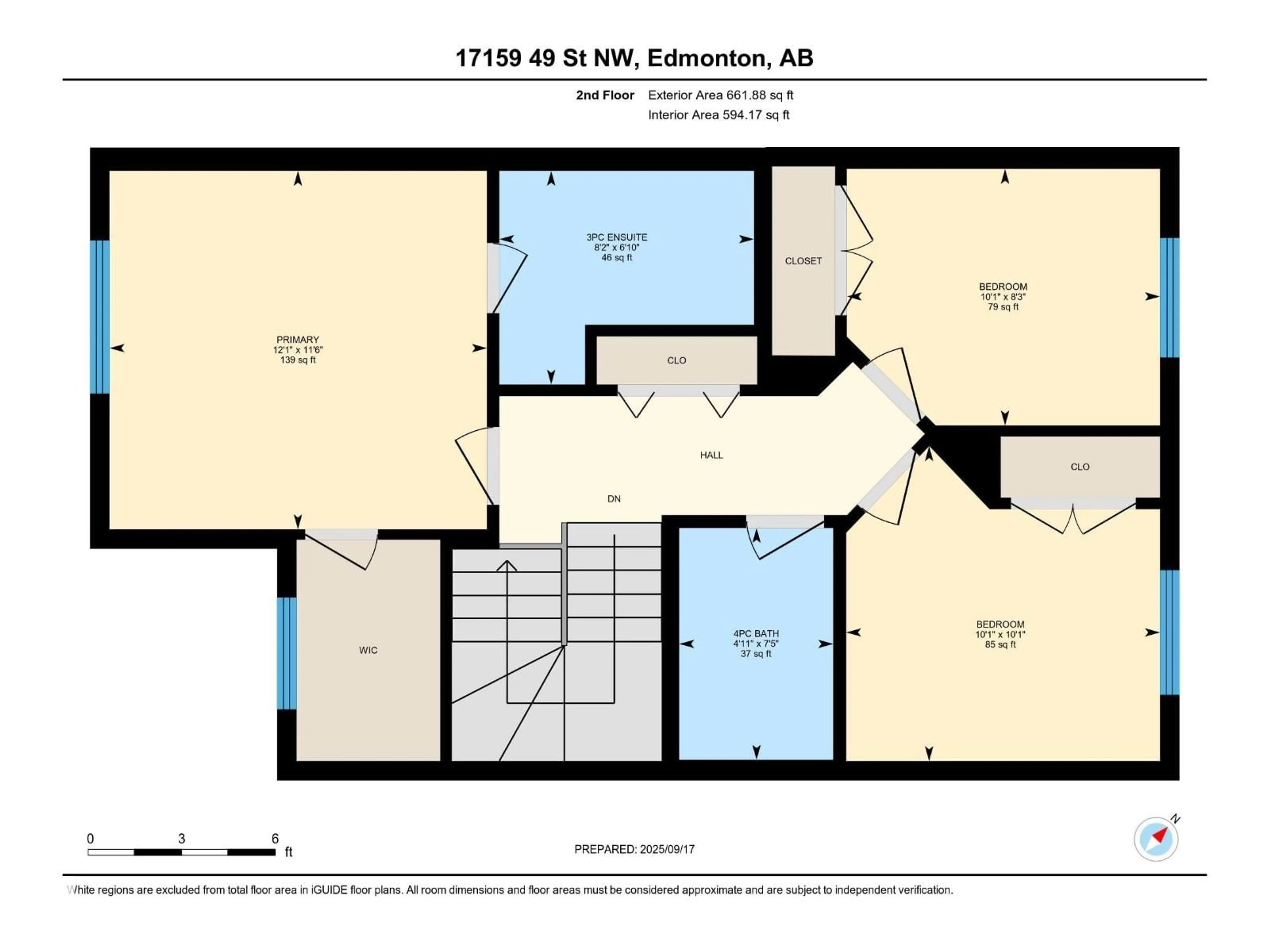 Floor plan for 17159 49 ST, Edmonton Alberta T5Z0J1