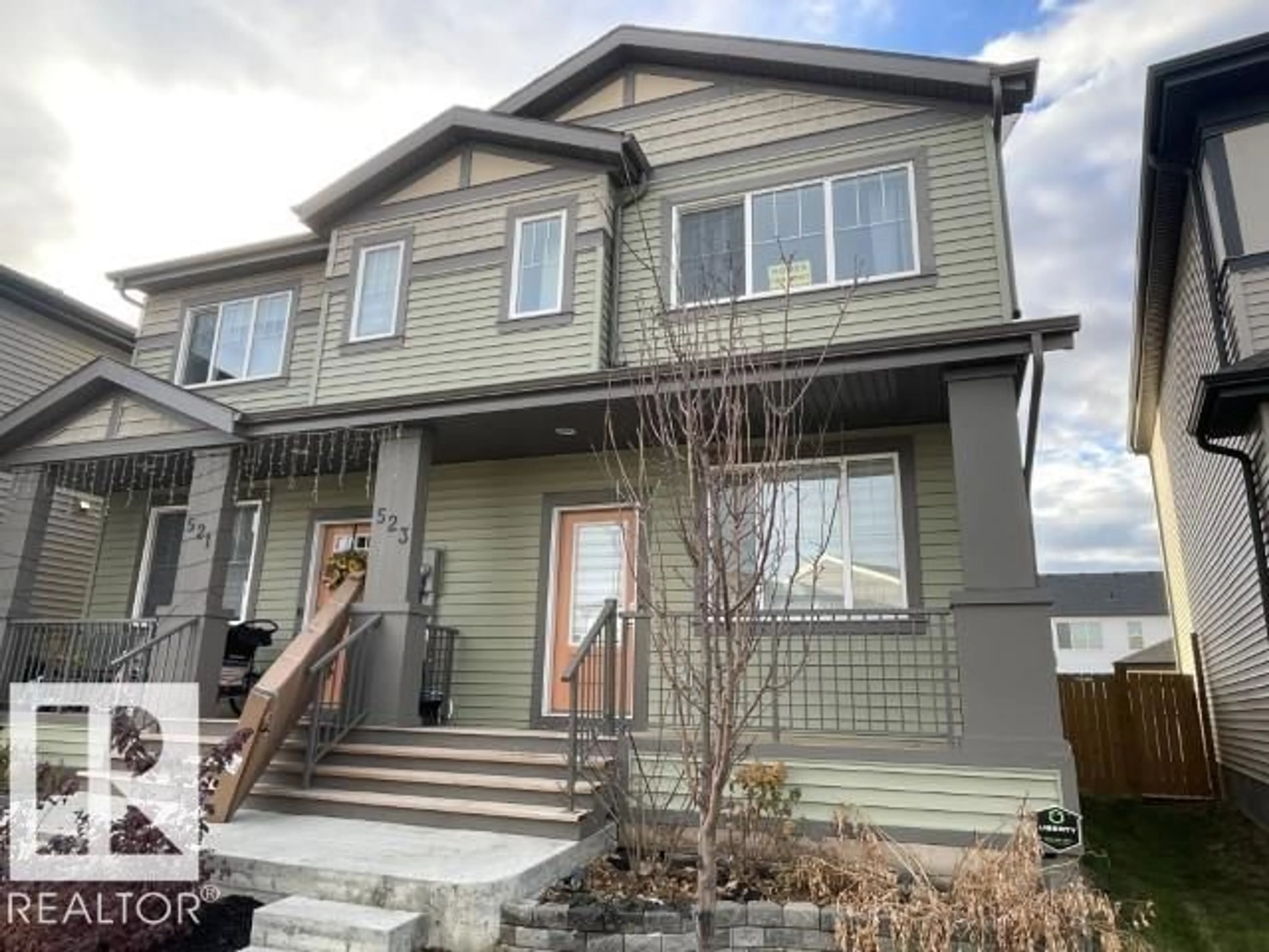Home with vinyl exterior material, street for SW SW - 523 PATERSON WY, Edmonton Alberta T6W4E2