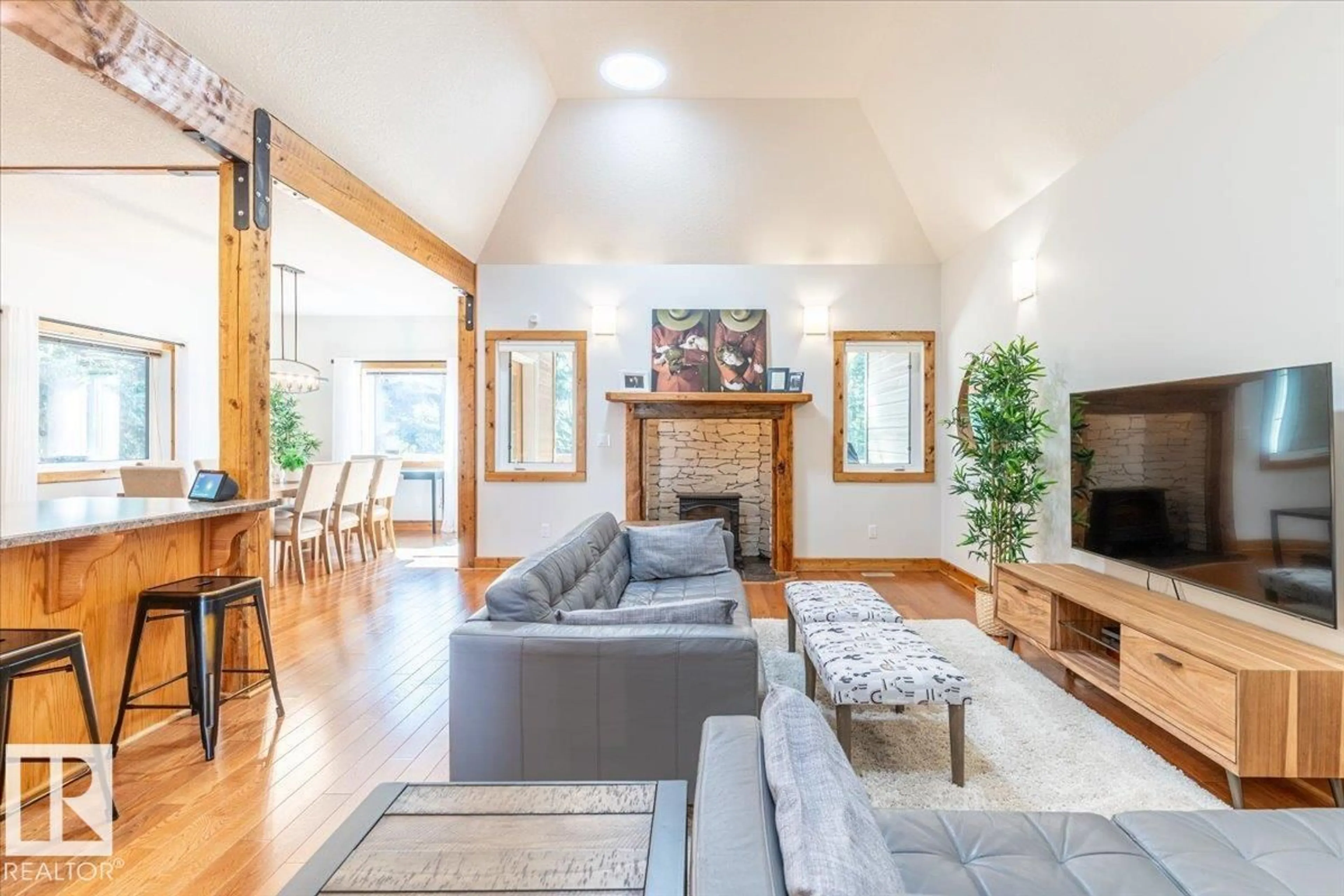 Living room with furniture, unknown for 4803 52 AV, Thorsby Alberta T0C2P0