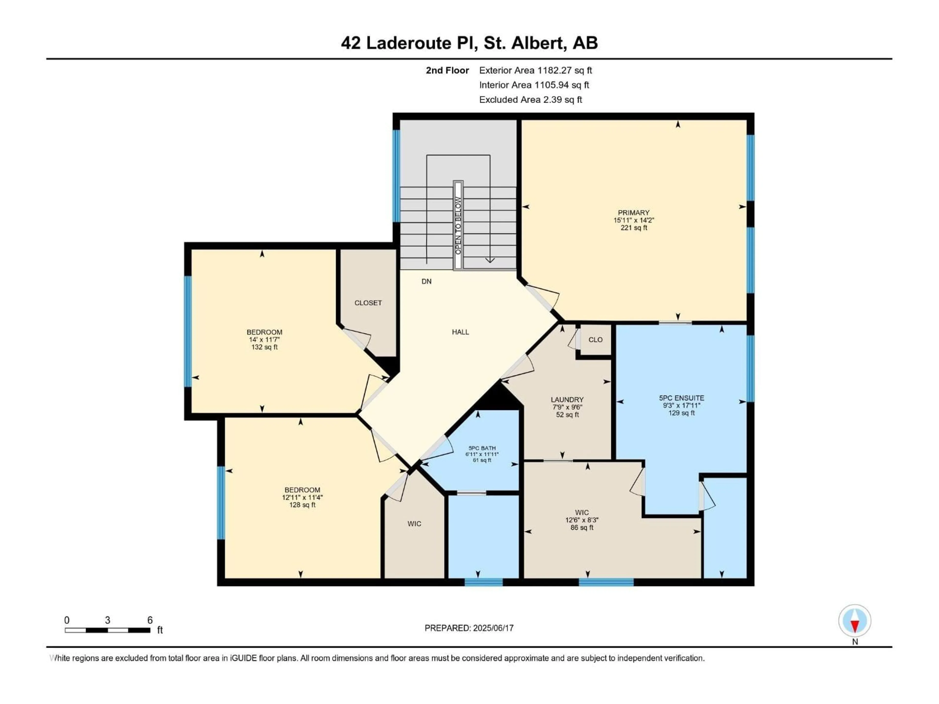 Floor plan for 42 LADEROUTE PL, St. Albert Alberta T8N7R2