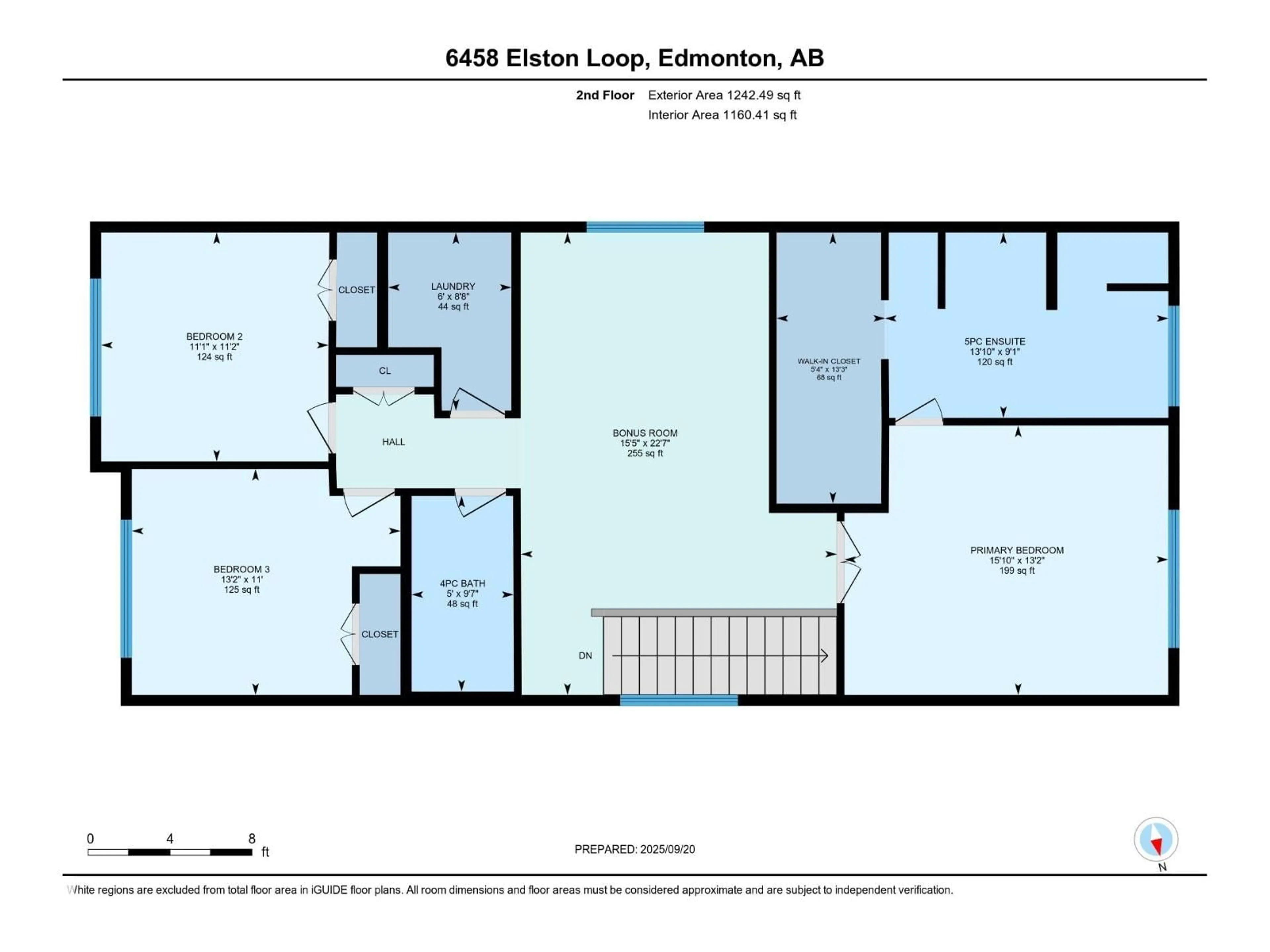 Floor plan for NW - 6458 ELSTON LO, Edmonton Alberta T6M0V9