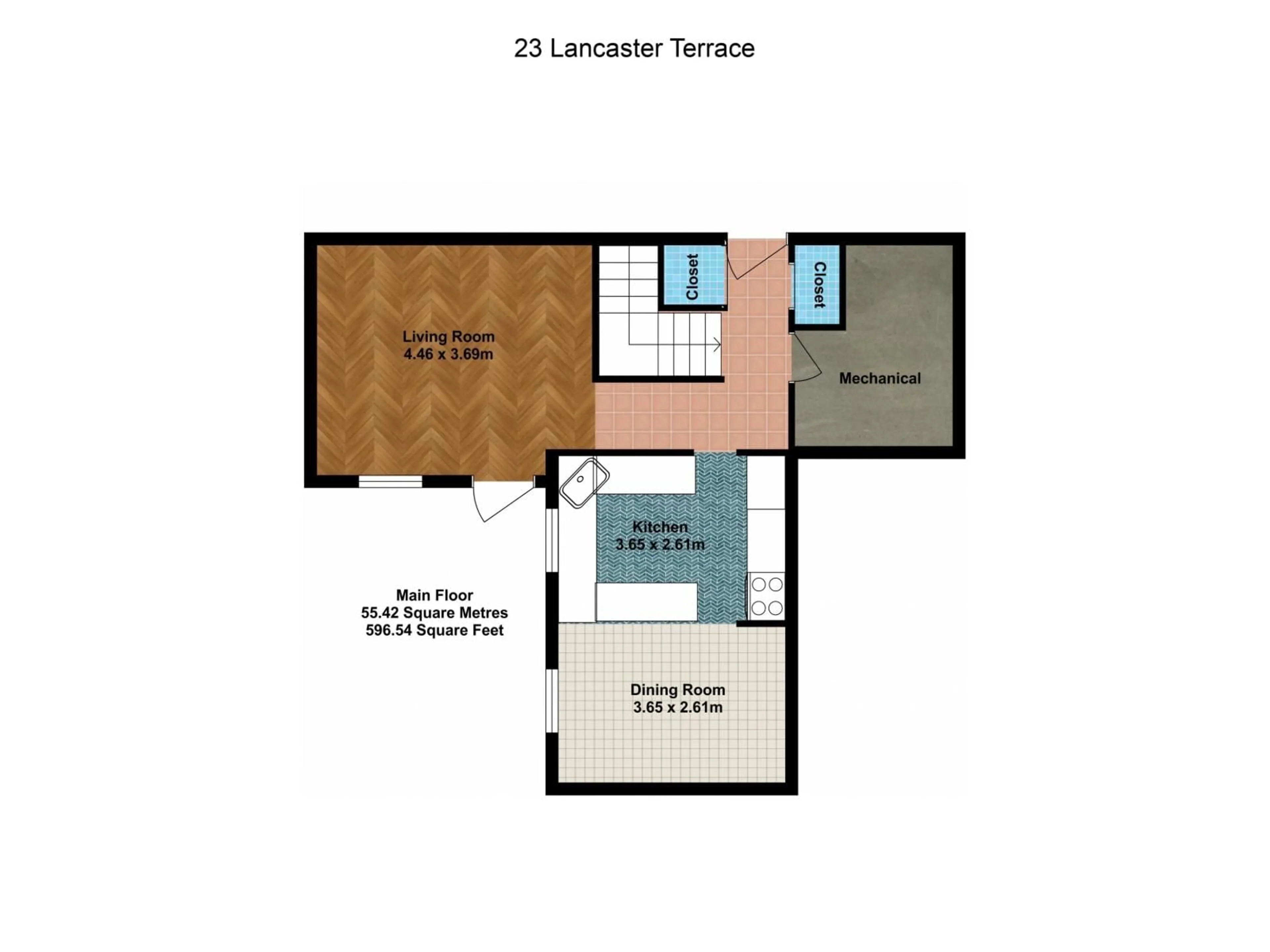 Floor plan for 23 LANCASTER TC, Edmonton Alberta T5X5S2