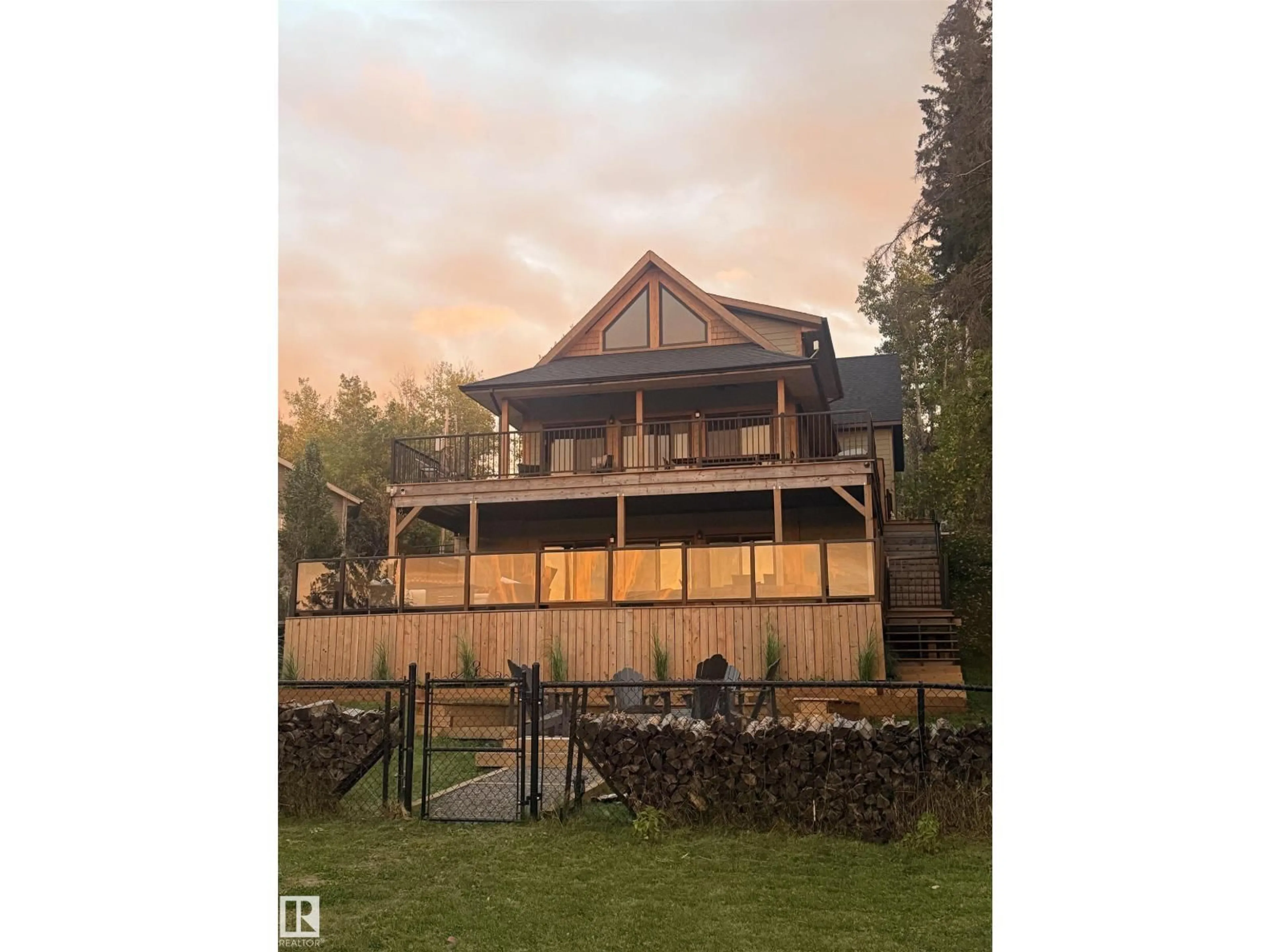 A pic from outside/outdoor area/front of a property/back of a property/a pic from drone, mountain view for #23 - 2332 TWP 521, Rural Parkland County Alberta T7Y2L7