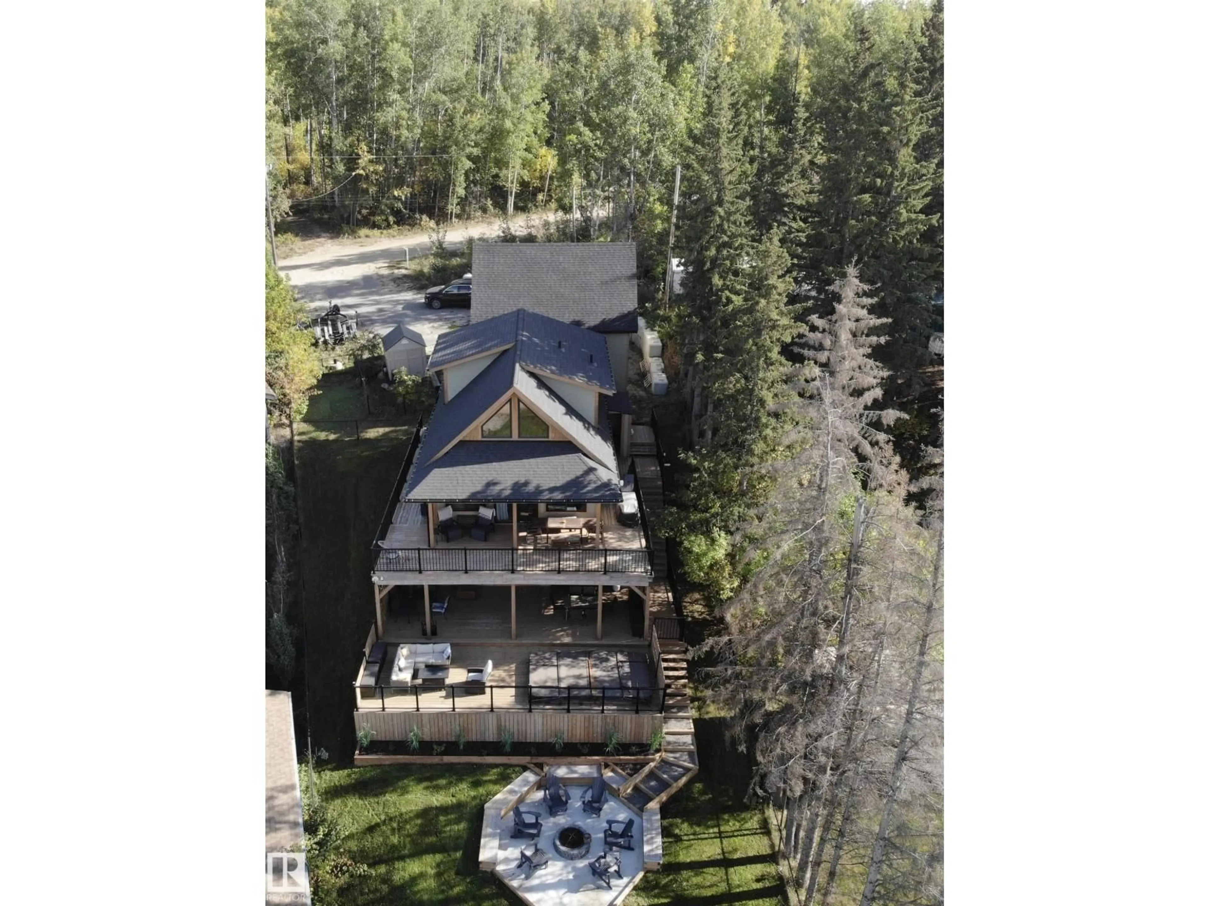 A pic from outside/outdoor area/front of a property/back of a property/a pic from drone, unknown for #23 - 2332 TWP 521, Rural Parkland County Alberta T7Y2L7