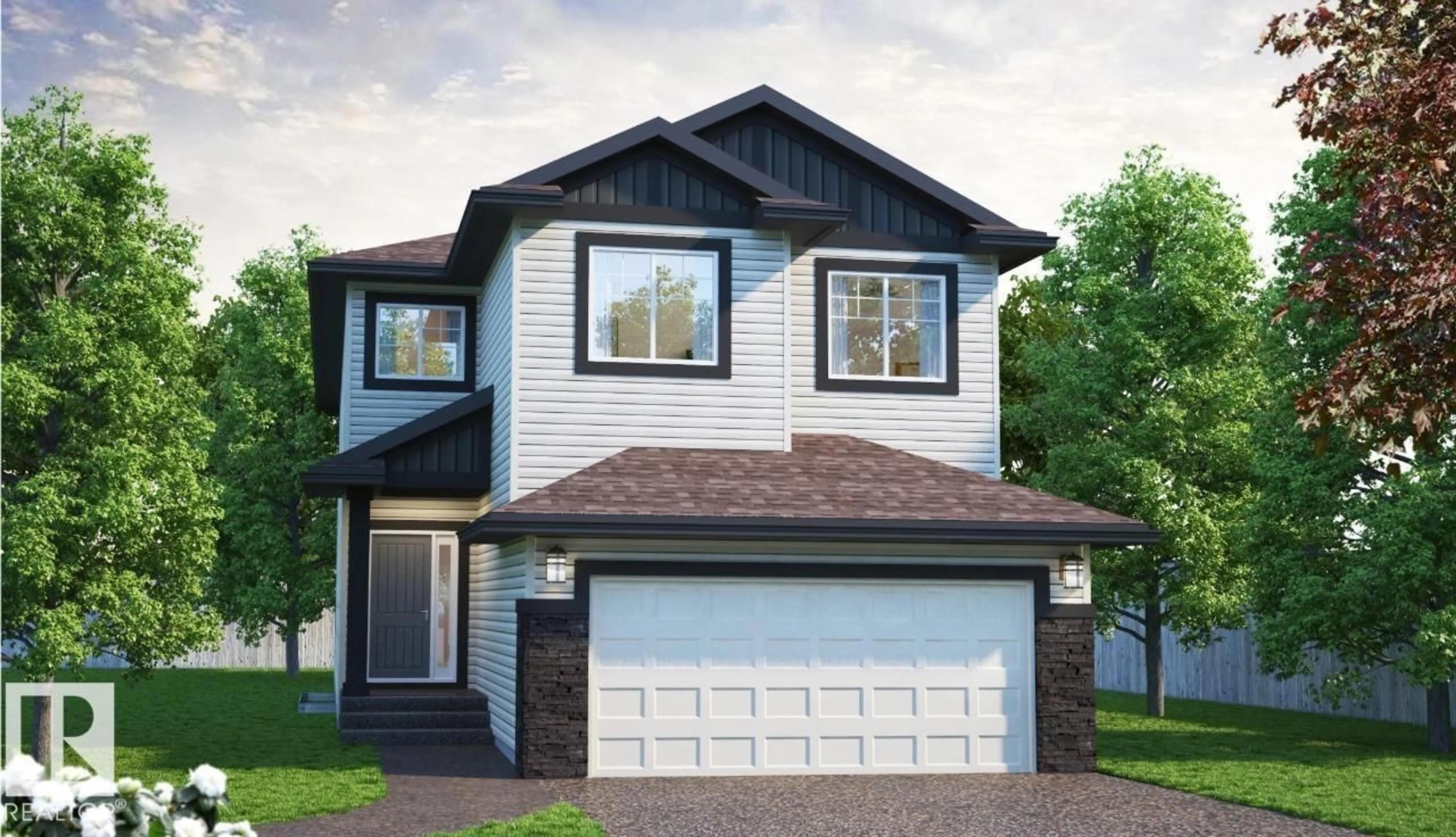 Home with vinyl exterior material, street for NW - 2727 188 ST, Edmonton Alberta T6M2S2