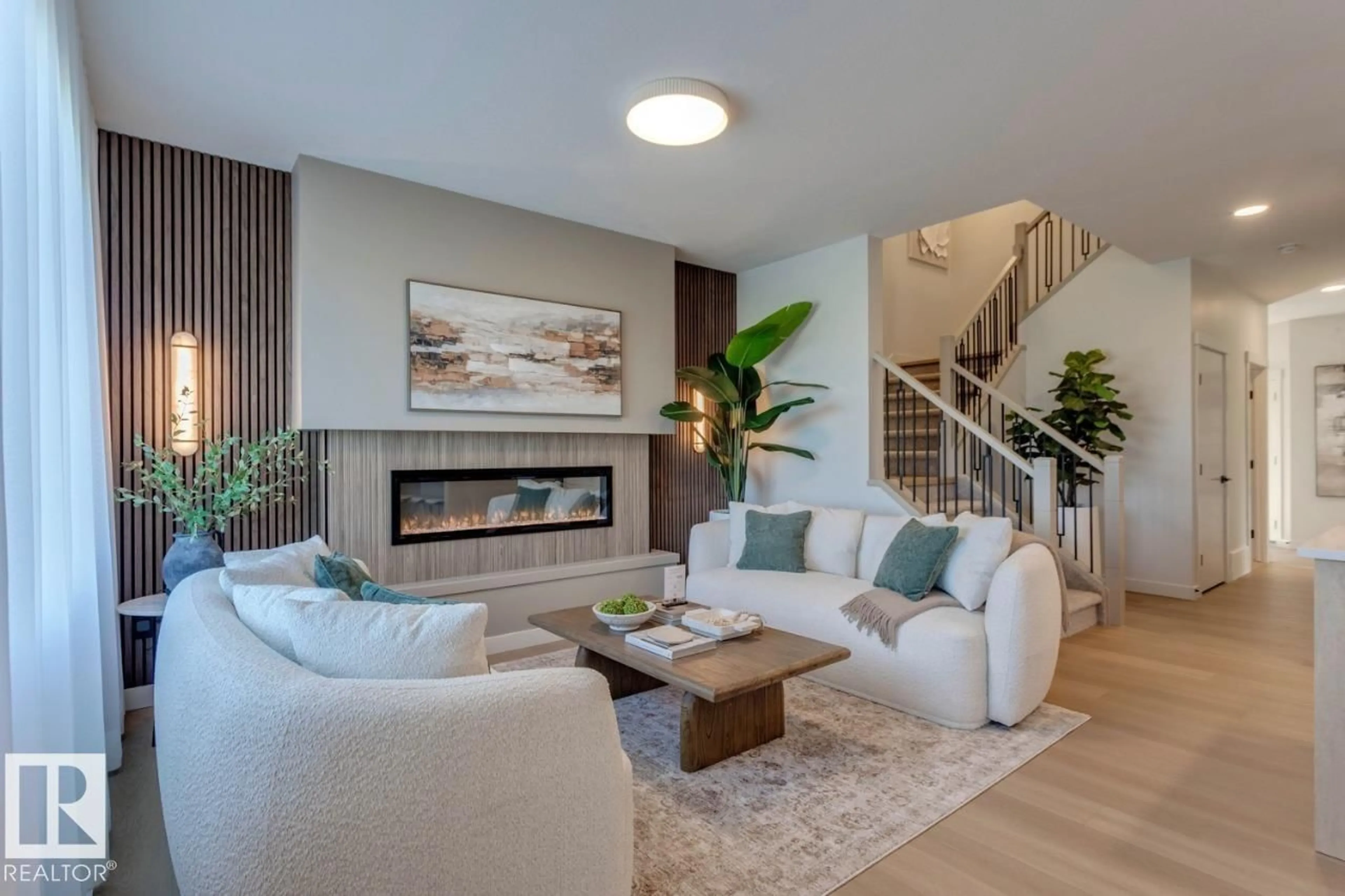 Living room with furniture, unknown for NW - 2727 188 ST, Edmonton Alberta T6M2S2