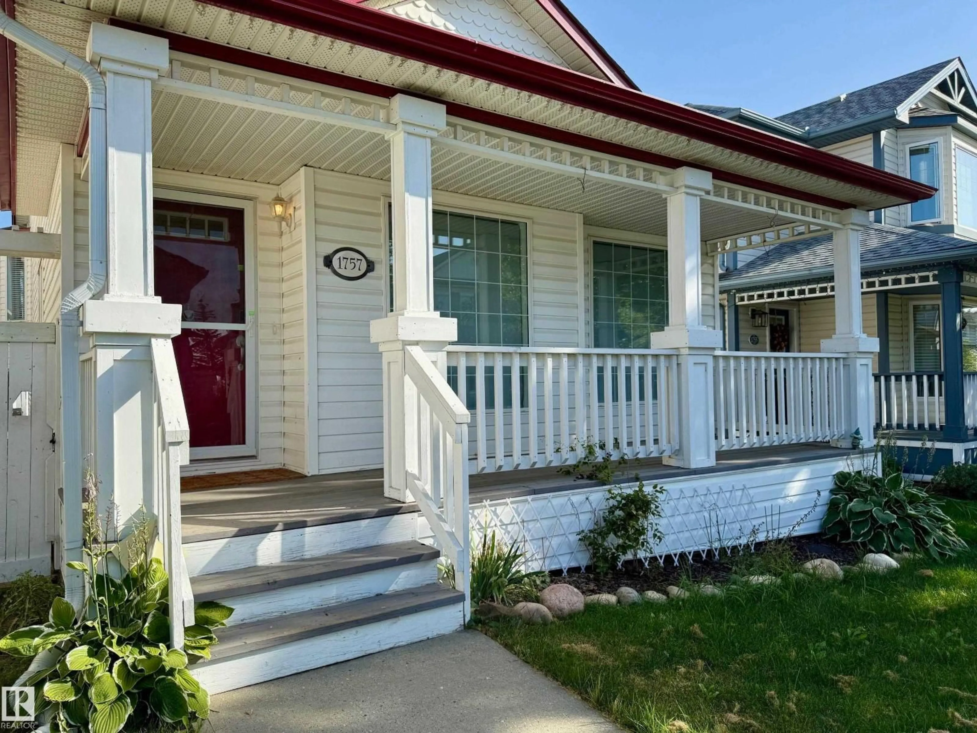 Home with vinyl exterior material, street for NW - 1757 TURVEY BEND BN, Edmonton Alberta T6R2W6