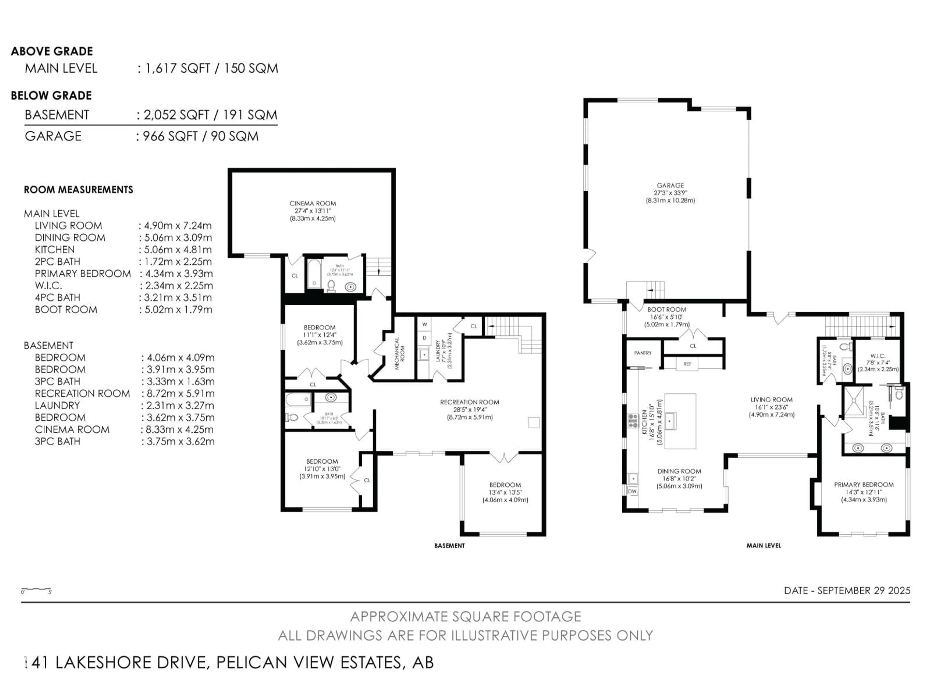 Floor plan for 141 LAKESHORE DR, Rural Camrose County Alberta T0B0H0