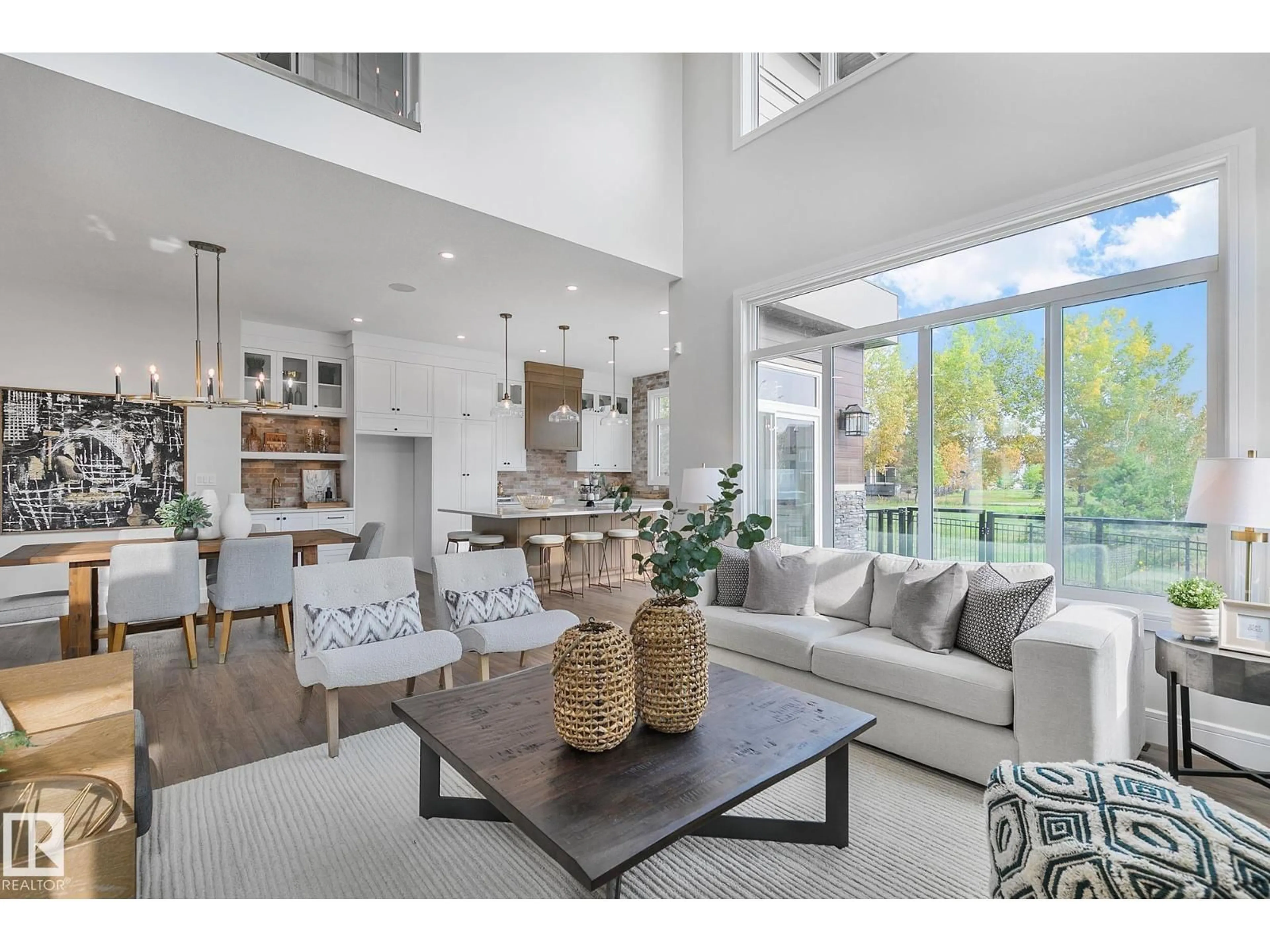 Living room with furniture, unknown for 5604 CAUTLEY COVE CV, Edmonton Alberta T6W4P7