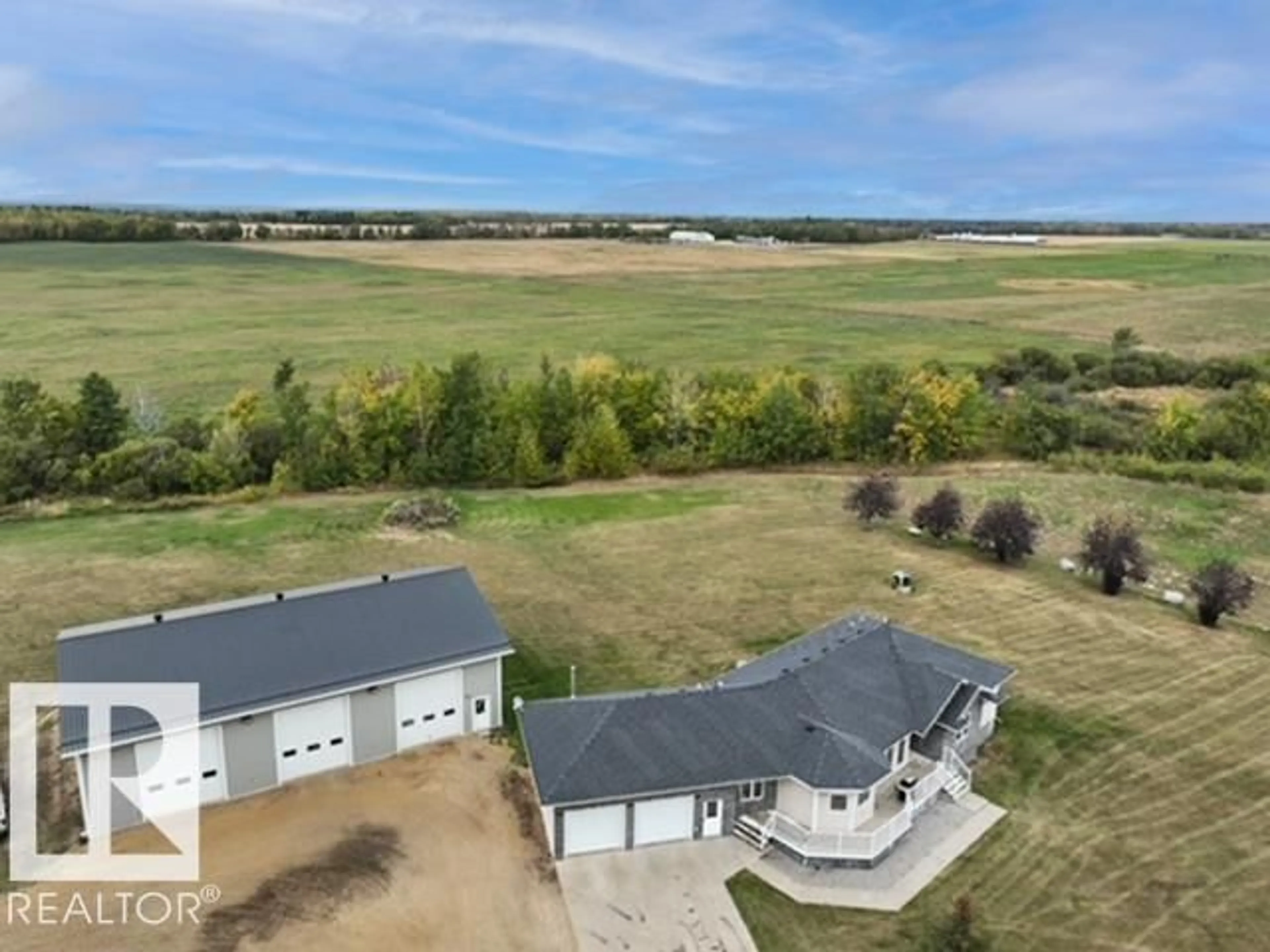 A pic from outside/outdoor area/front of a property/back of a property/a pic from drone, water/lake/river/ocean view for 621032 RR 234, Rural Athabasca County Alberta T0G1Z0