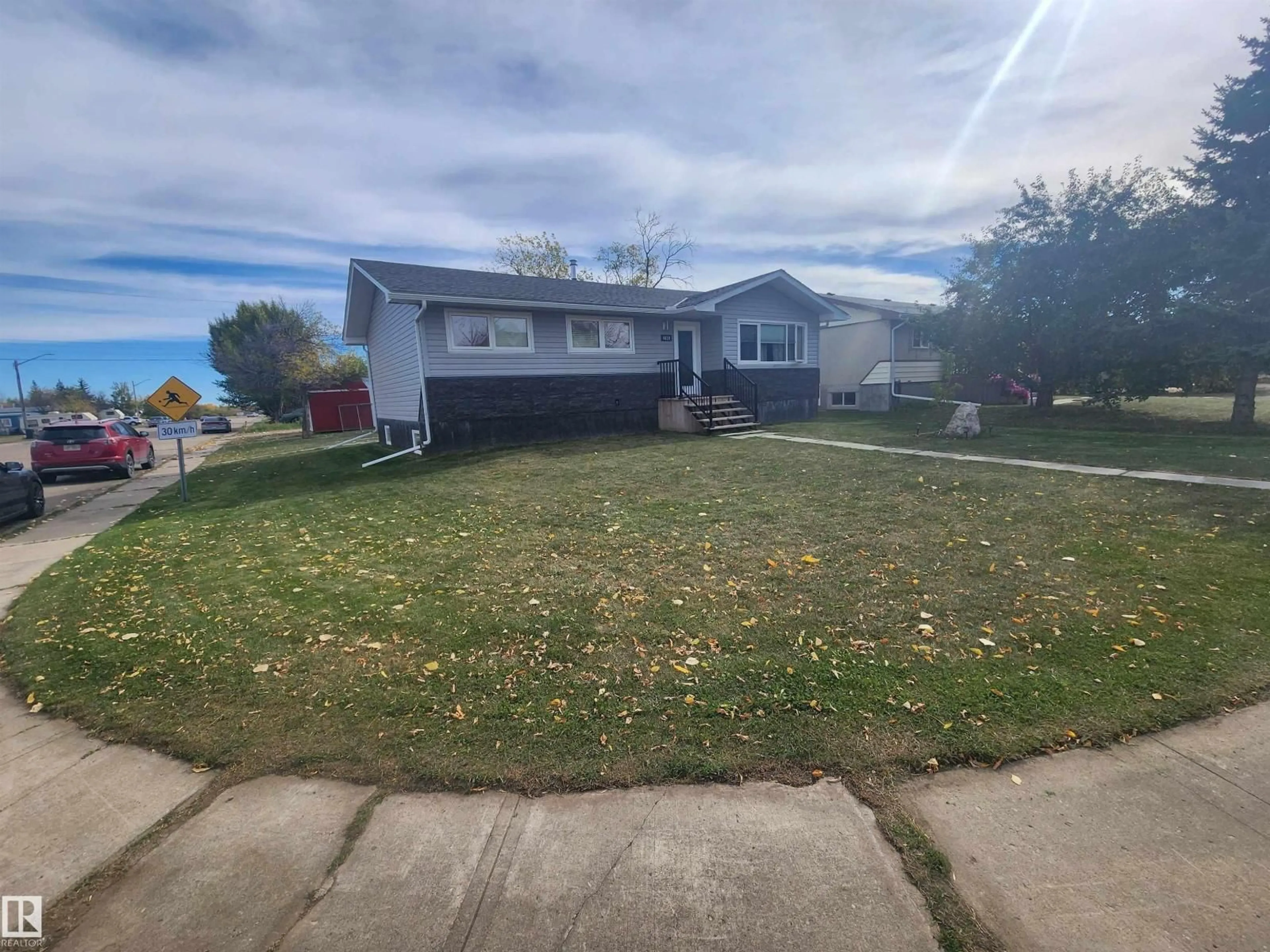 A pic from outside/outdoor area/front of a property/back of a property/a pic from drone, street for 4839 49 ST, Clyde Alberta T0G0P0