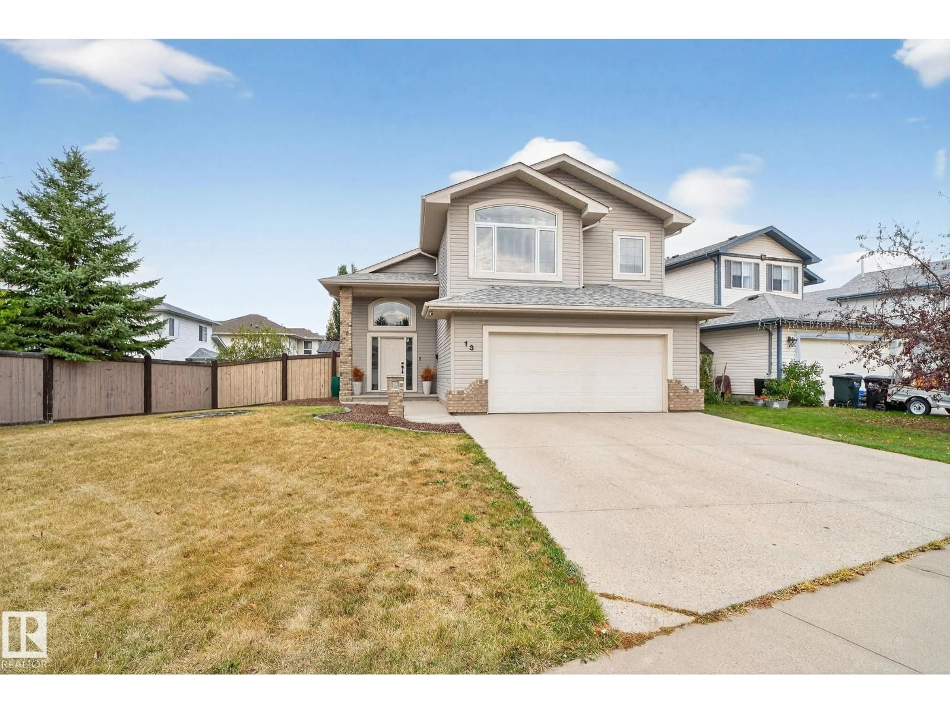 Home with vinyl exterior material, street for 13 ORCHID CR, Sherwood Park Alberta T8H2E1