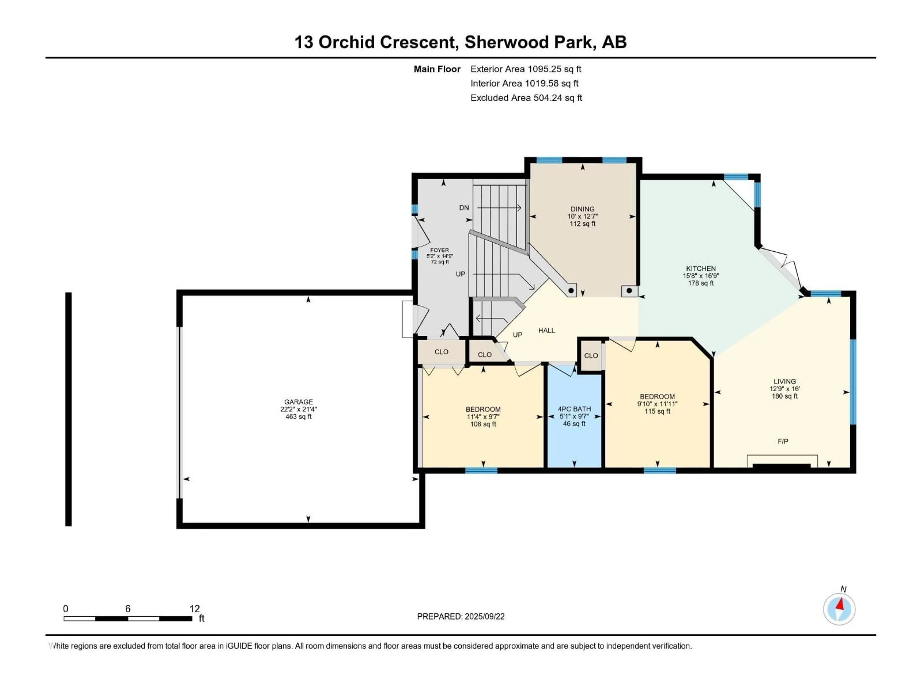 Floor plan for 13 ORCHID CR, Sherwood Park Alberta T8H2E1