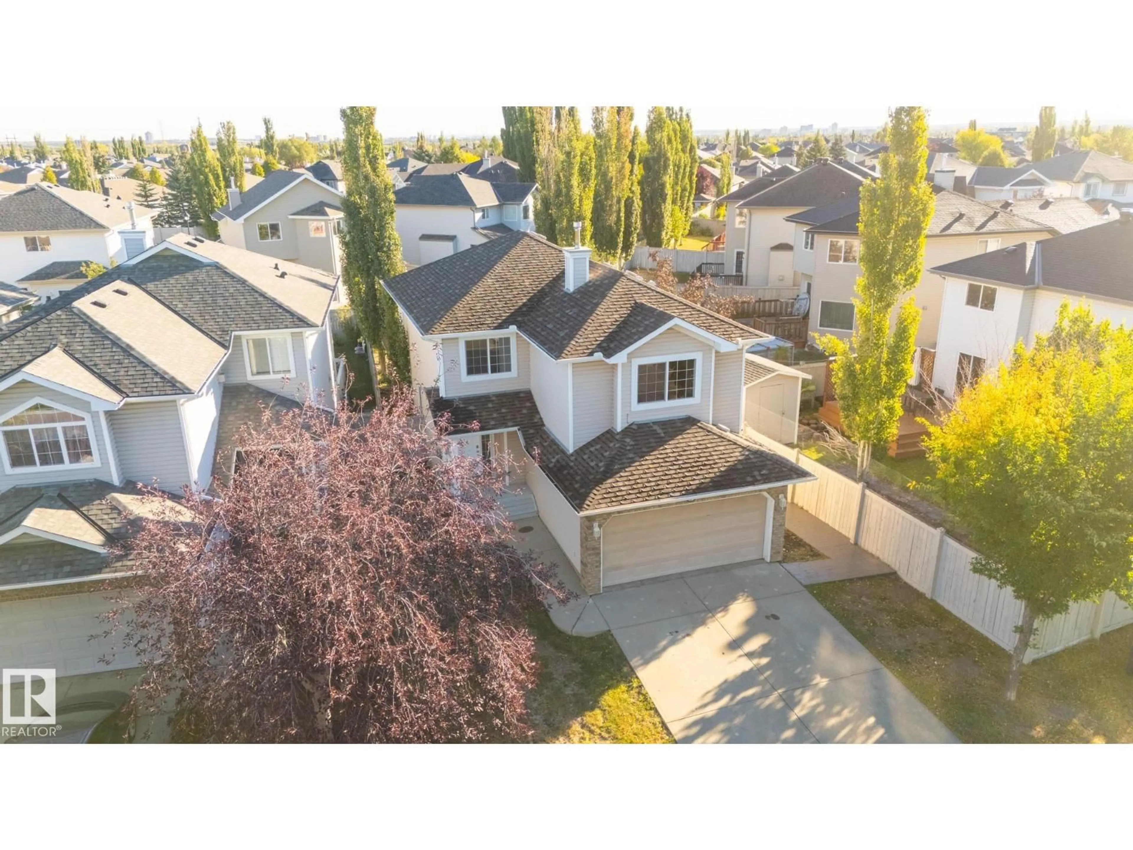 A pic from outside/outdoor area/front of a property/back of a property/a pic from drone, street for 638 LEGER WY, Edmonton Alberta T6R0C1