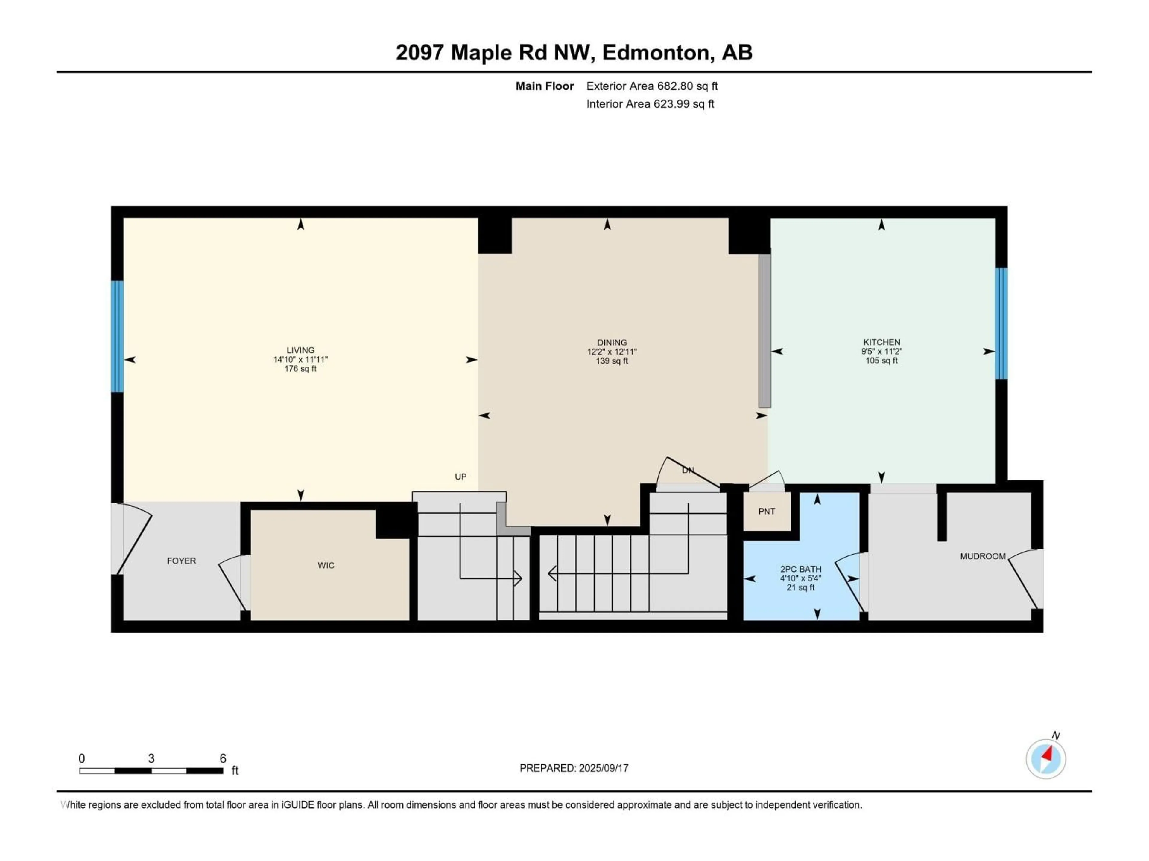 Floor plan for 2097 MAPLE RD, Edmonton Alberta T6J1J2