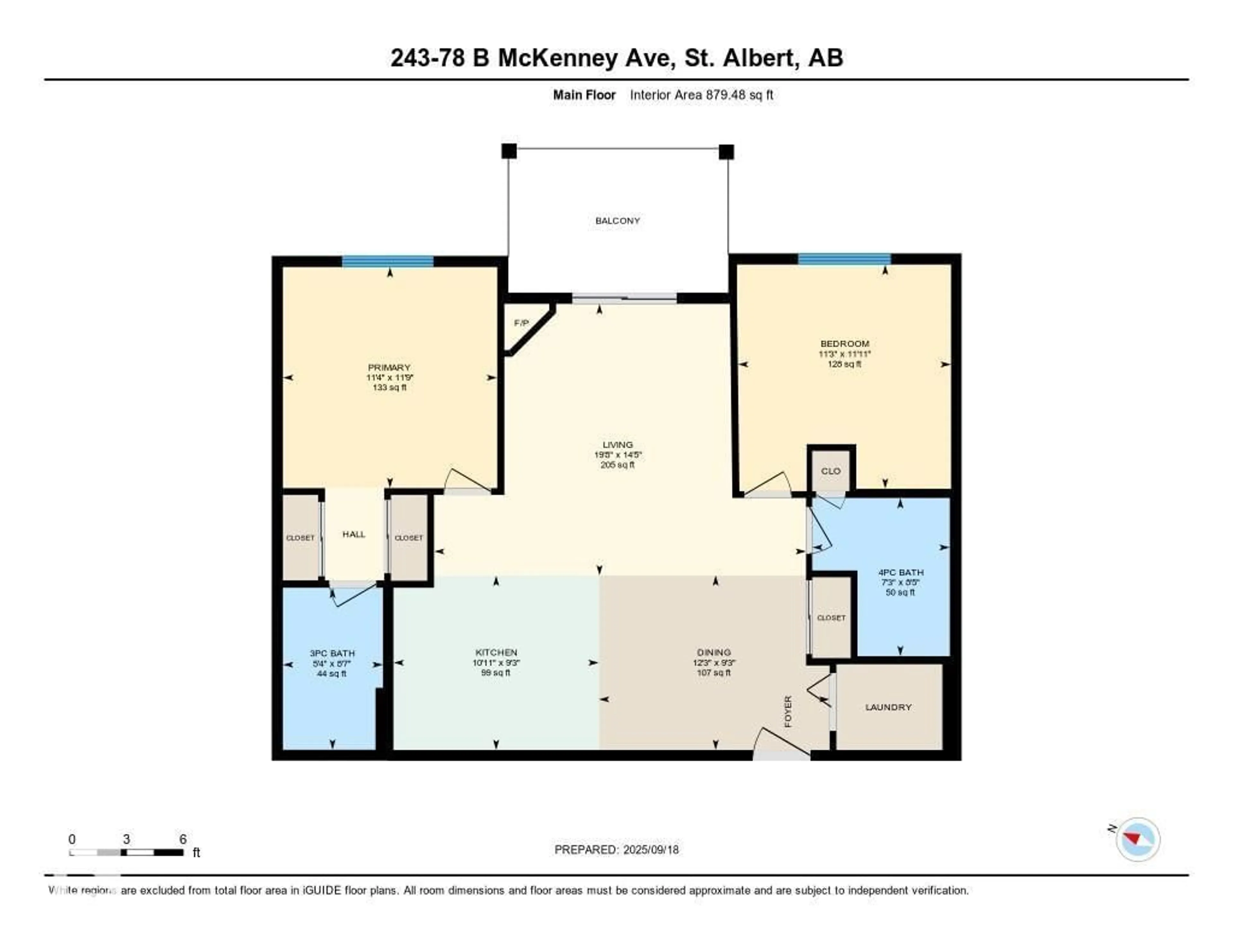 Floor plan for 78B - 243 MCKENNEY AV, St. Albert Alberta T8N7K3