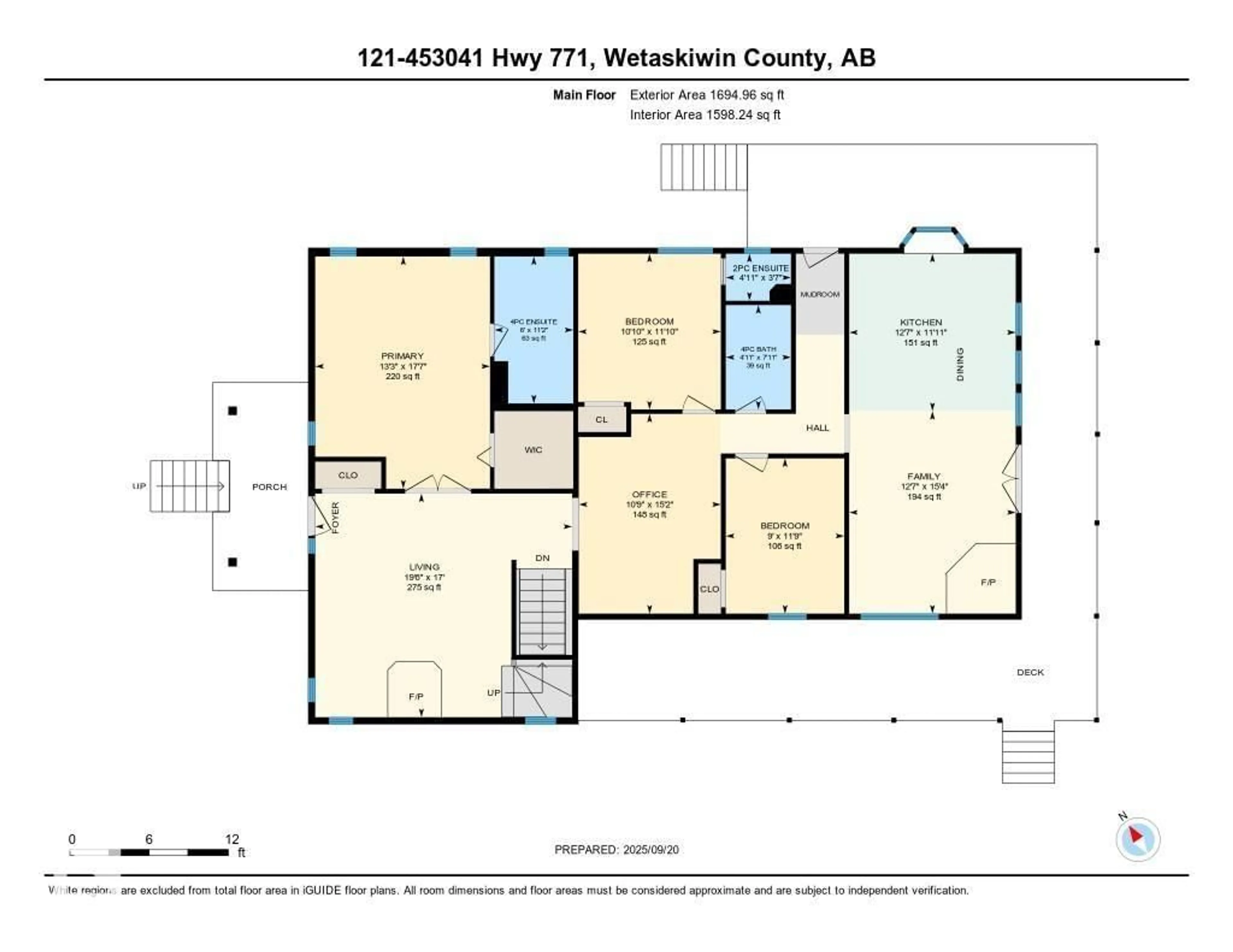 Floor plan for 771 - 121 45304 HWY, Rural Wetaskiwin County Alberta T0C2V0