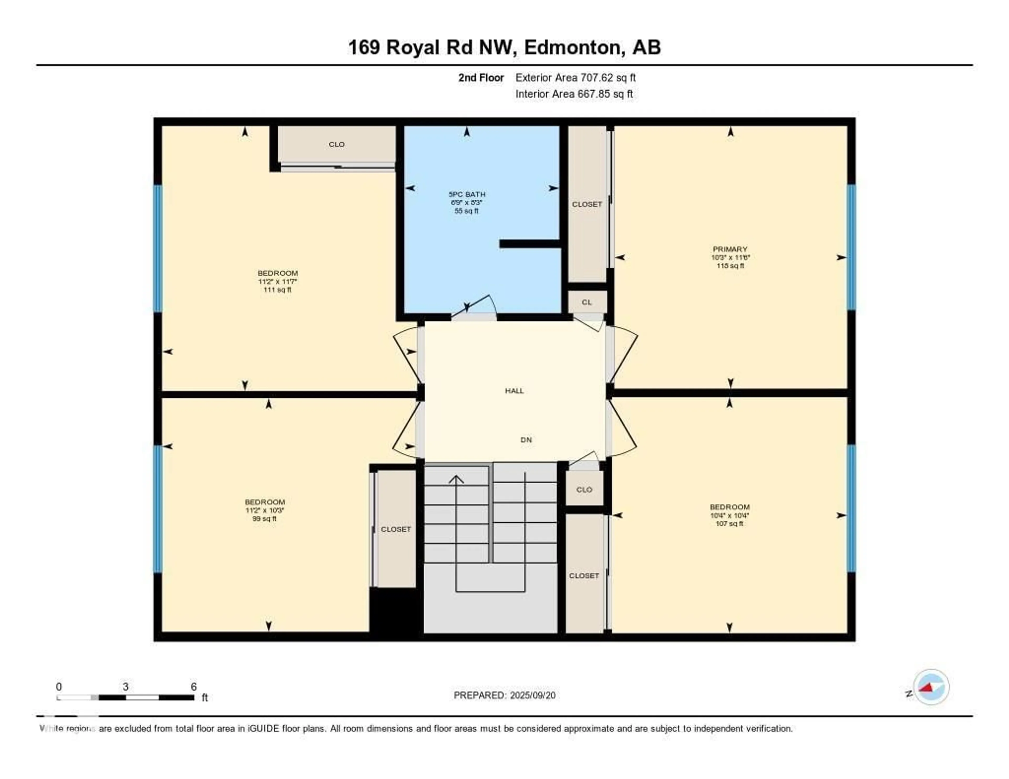 Floor plan for 169 ROYAL RD, Edmonton Alberta T6J2E7