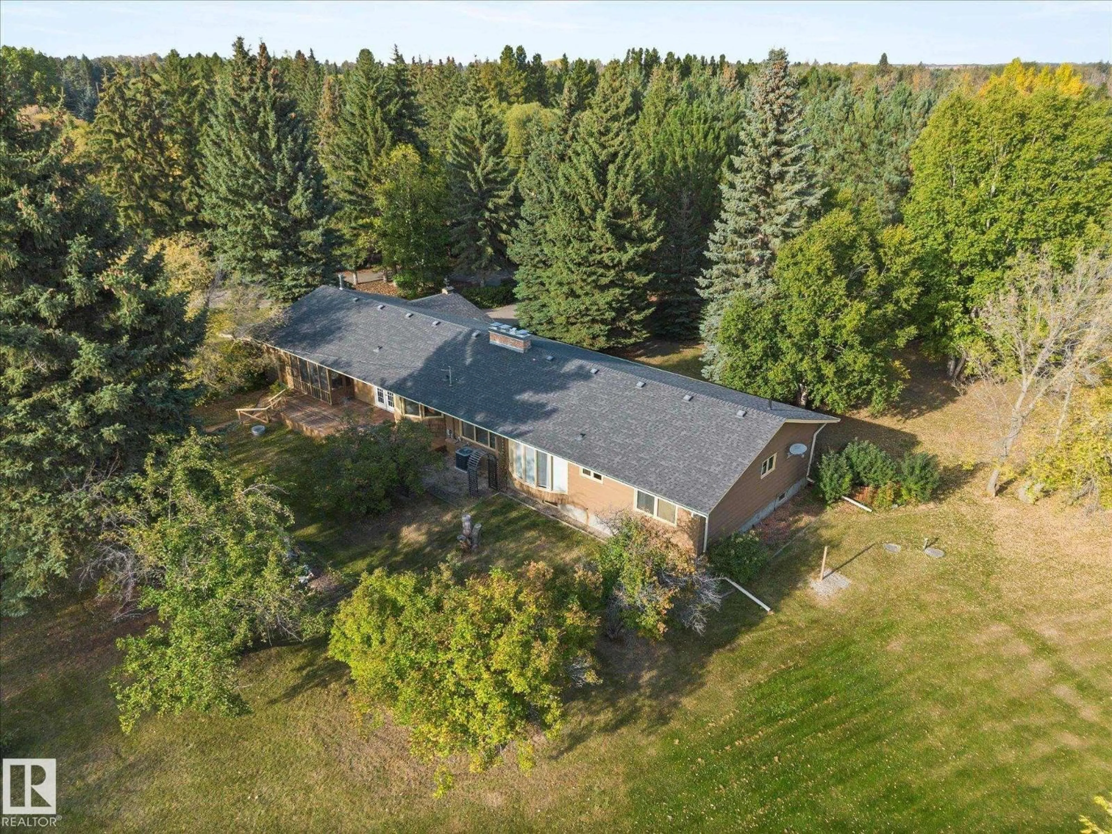 A pic from outside/outdoor area/front of a property/back of a property/a pic from drone, unknown for 46 52224 RGE ROAD 275, Rural Parkland County Alberta T7Y2V7