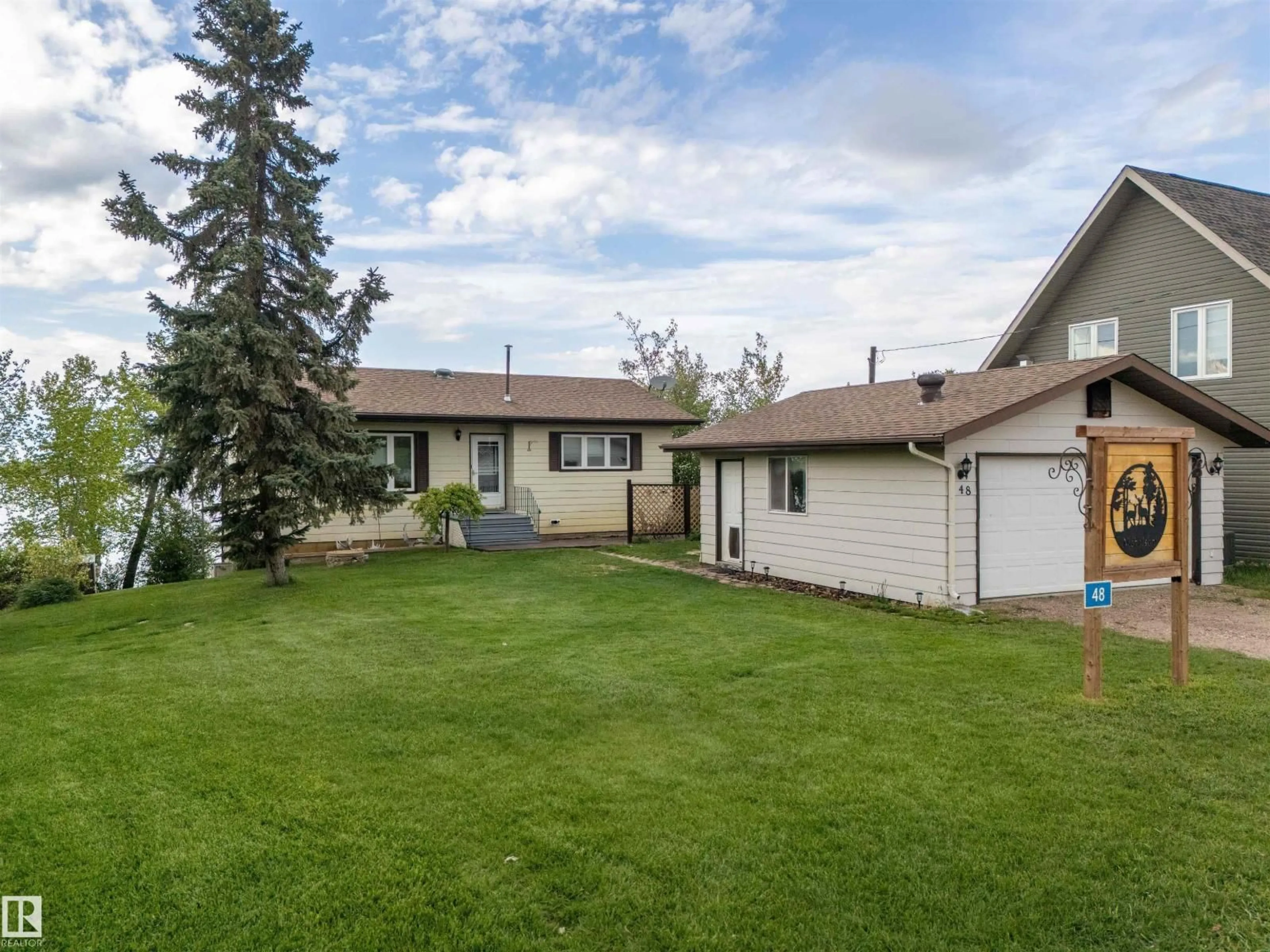A pic from outside/outdoor area/front of a property/back of a property/a pic from drone, unknown for 48 47018 TWP RD 604A, Rural Bonnyville M.D. Alberta T9N2J3