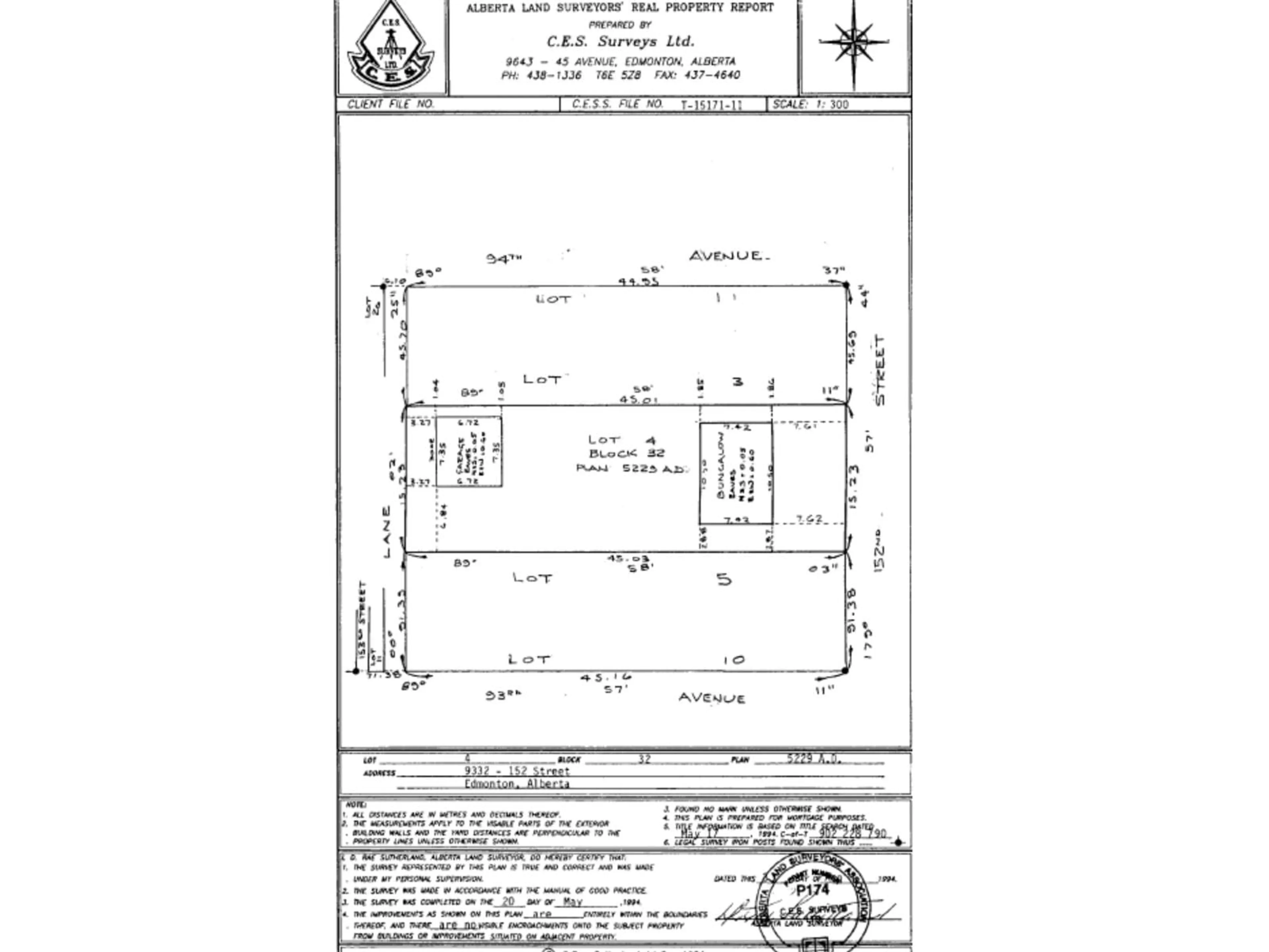Floor plan for NW - 9332 152 ST, Edmonton Alberta T5R1M9