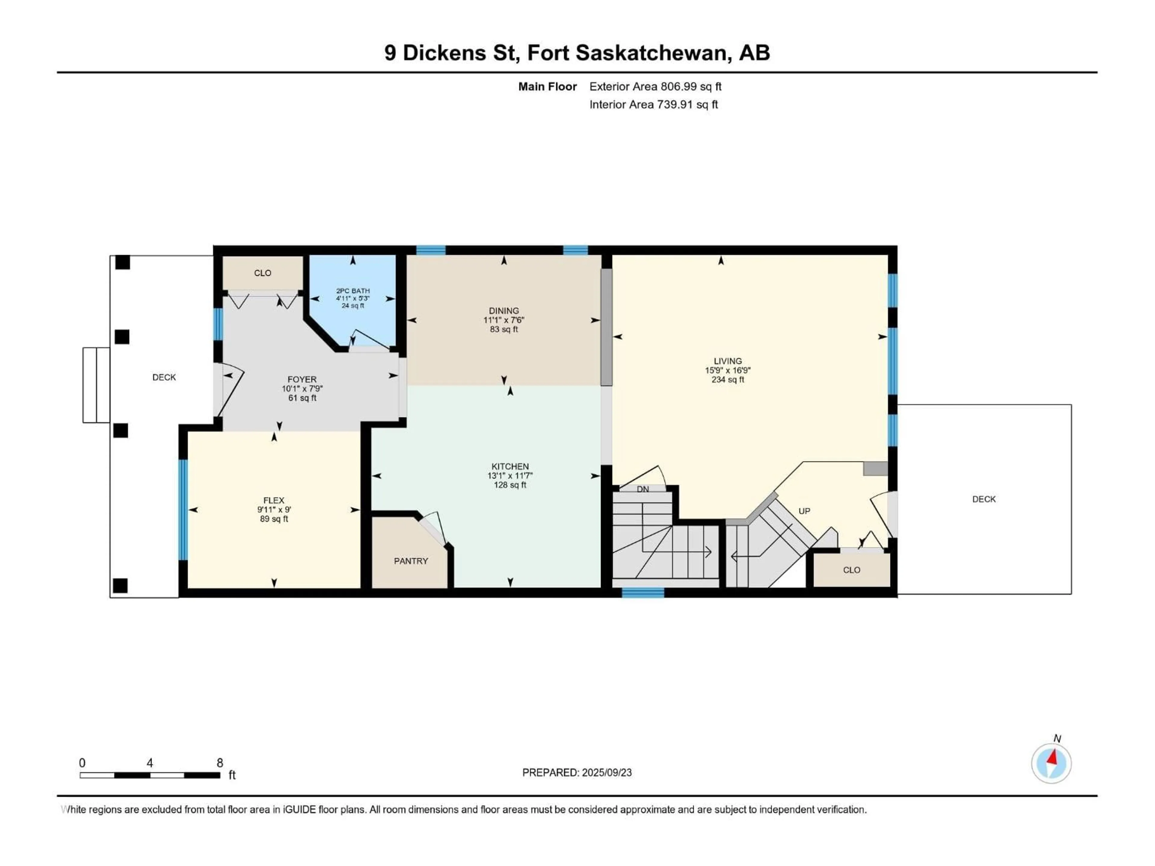 Floor plan for 9 DICKENS ST, Fort Saskatchewan Alberta T8L0N4