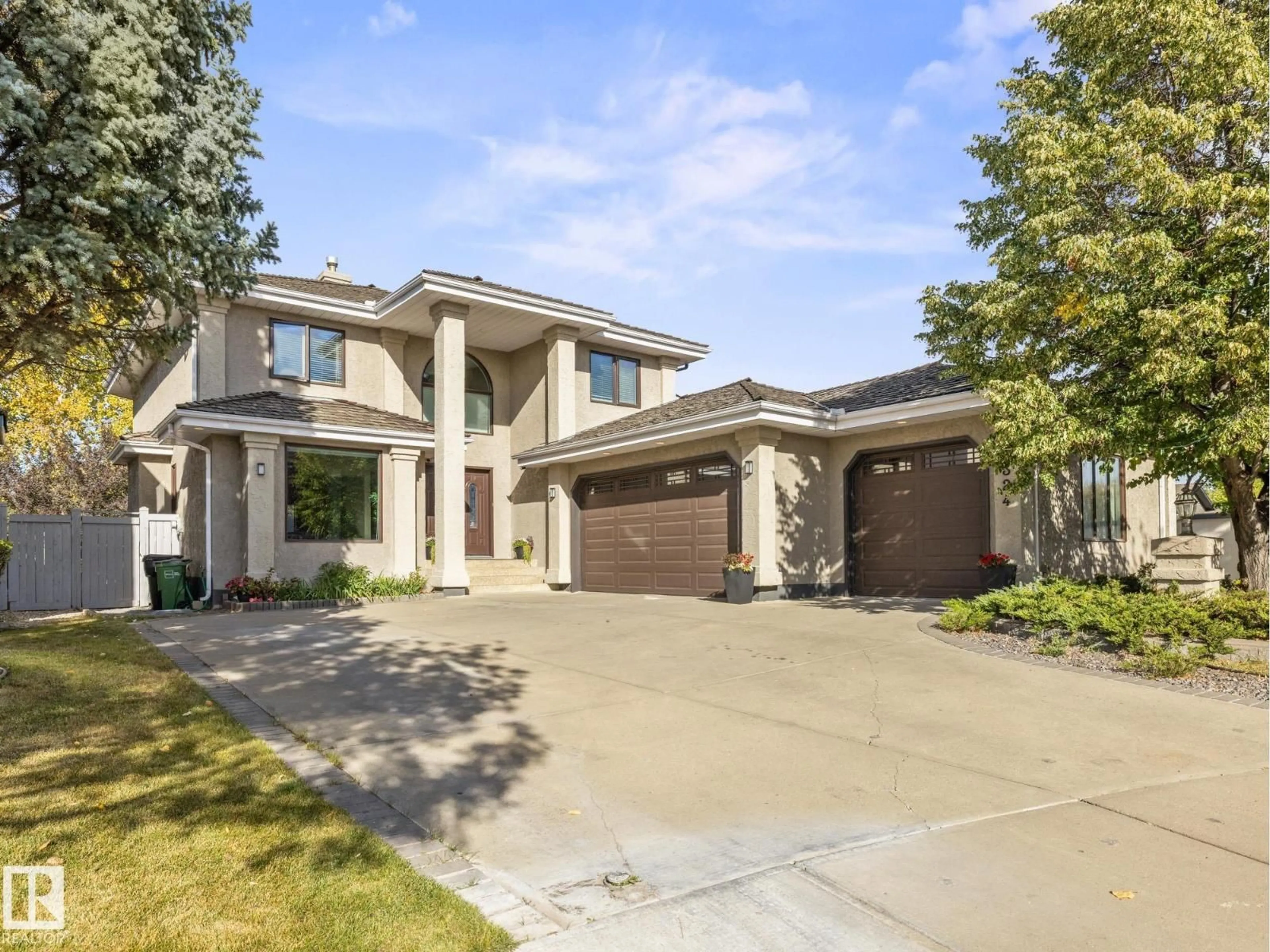 Home with brick exterior material, street for 324 CARMICHAEL WD, Edmonton Alberta T6R2K6