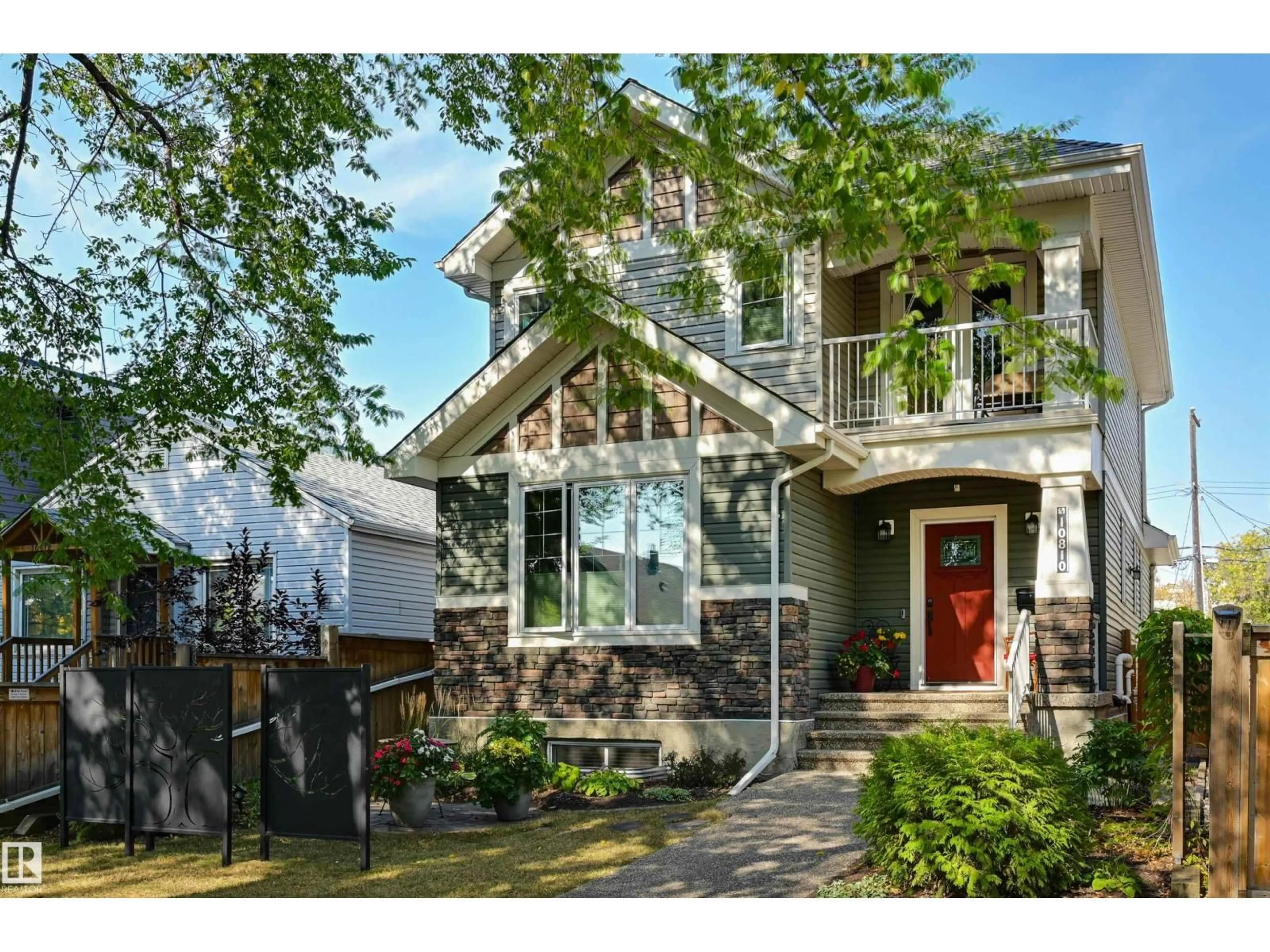 Home with brick exterior material, street for NW - 10810 74 AV, Edmonton Alberta T6E1G9