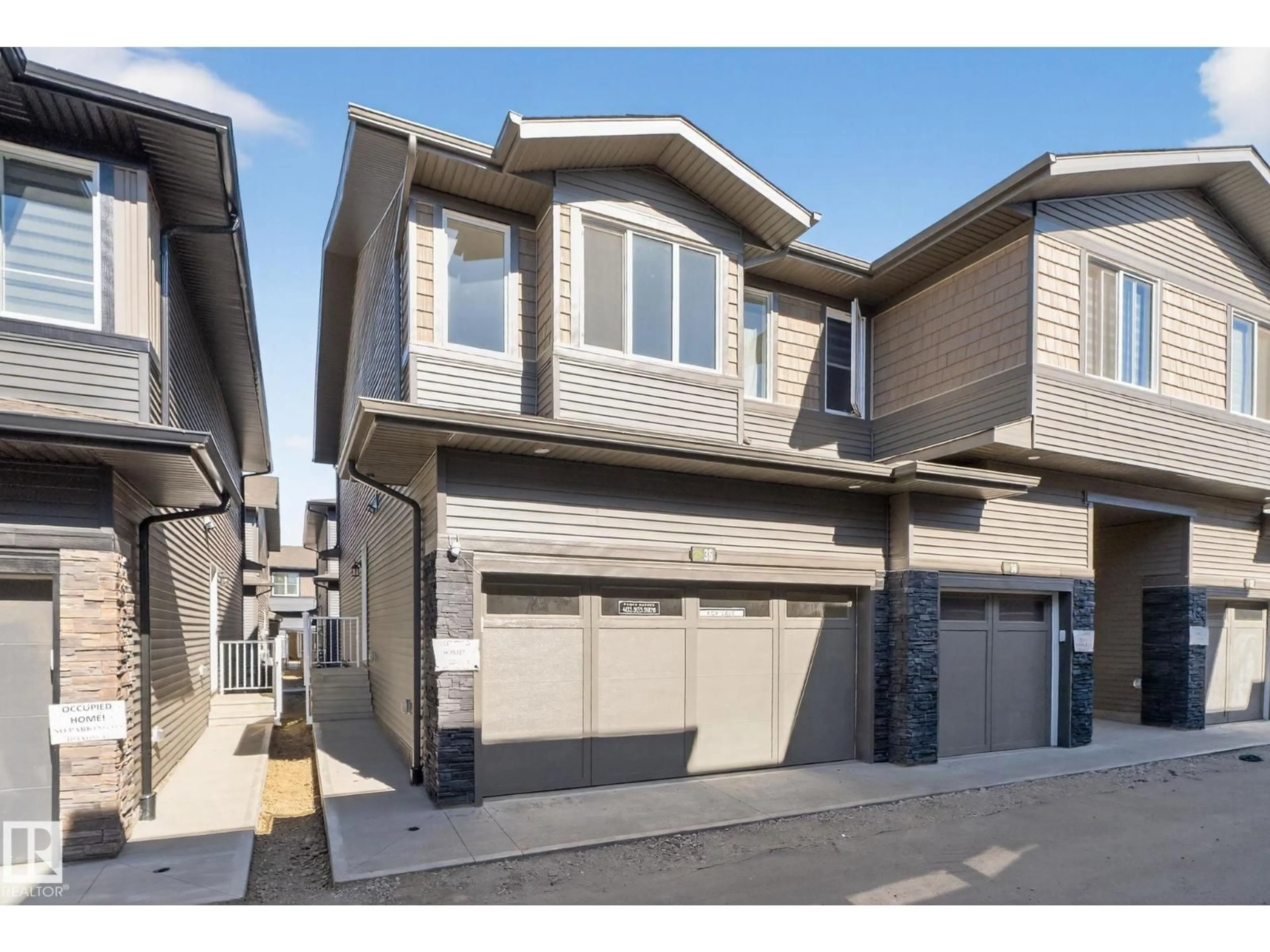 A pic from outside/outdoor area/front of a property/back of a property/a pic from drone, street for #35 - 2710 66 ST, Edmonton Alberta T6X3H4