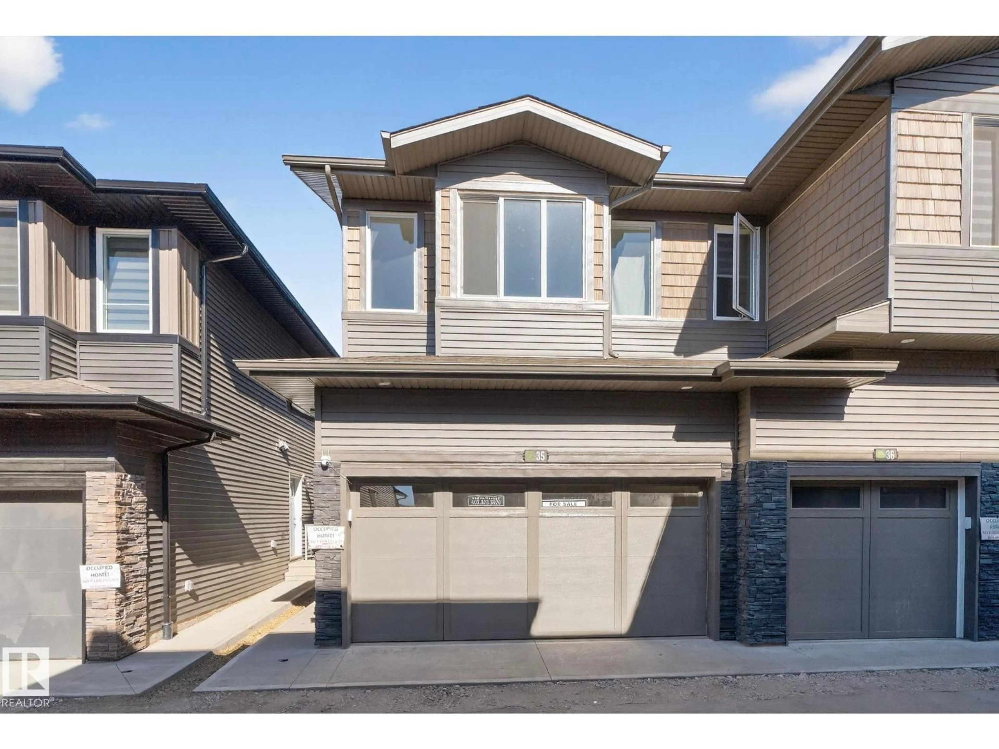 Home with vinyl exterior material, street for #35 - 2710 66 ST, Edmonton Alberta T6X3H4