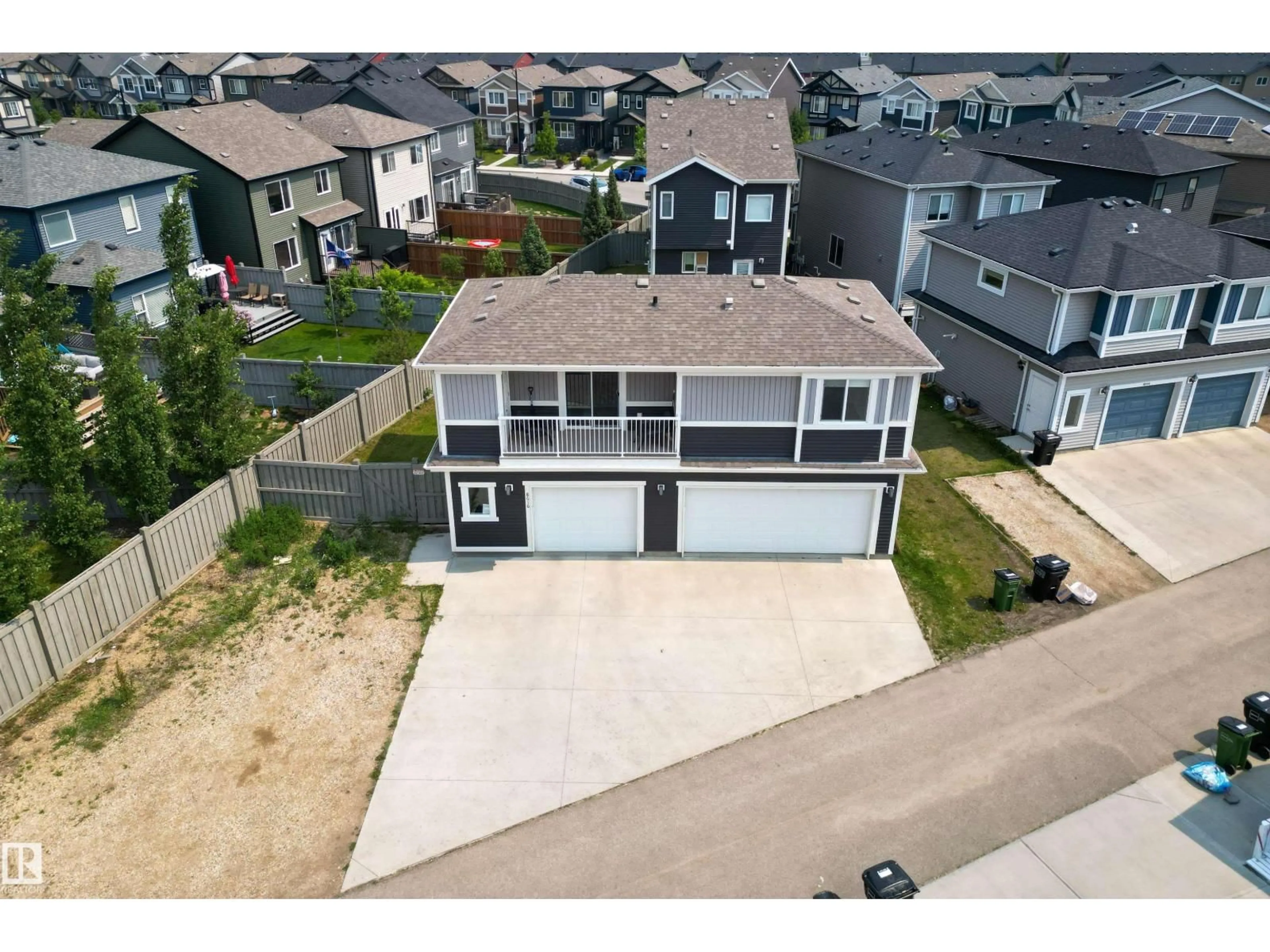 A pic from outside/outdoor area/front of a property/back of a property/a pic from drone, street for 8616 221 ST, Edmonton Alberta T5T7H7