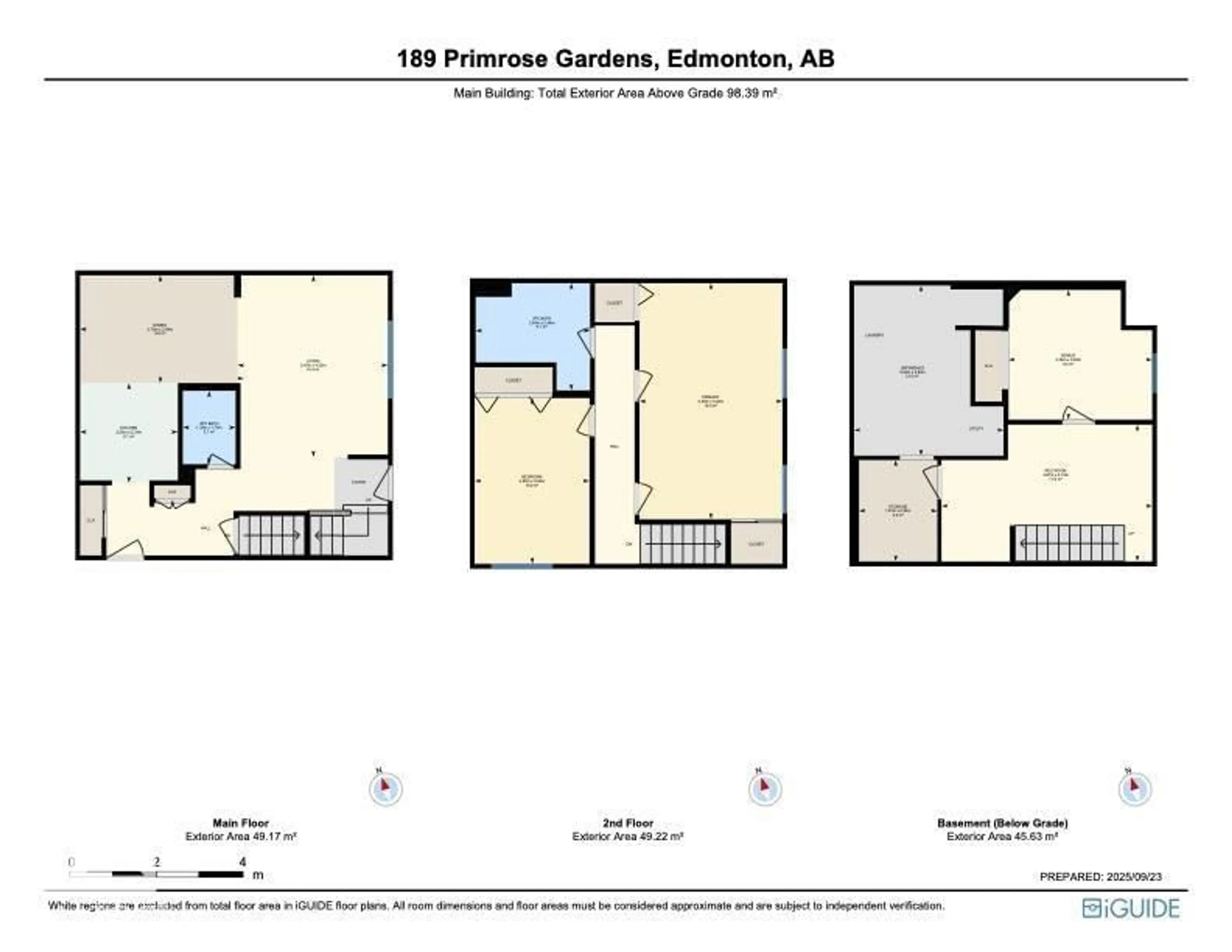 Floor plan for 189 PRIMROSE GD, Edmonton Alberta T5T0R1