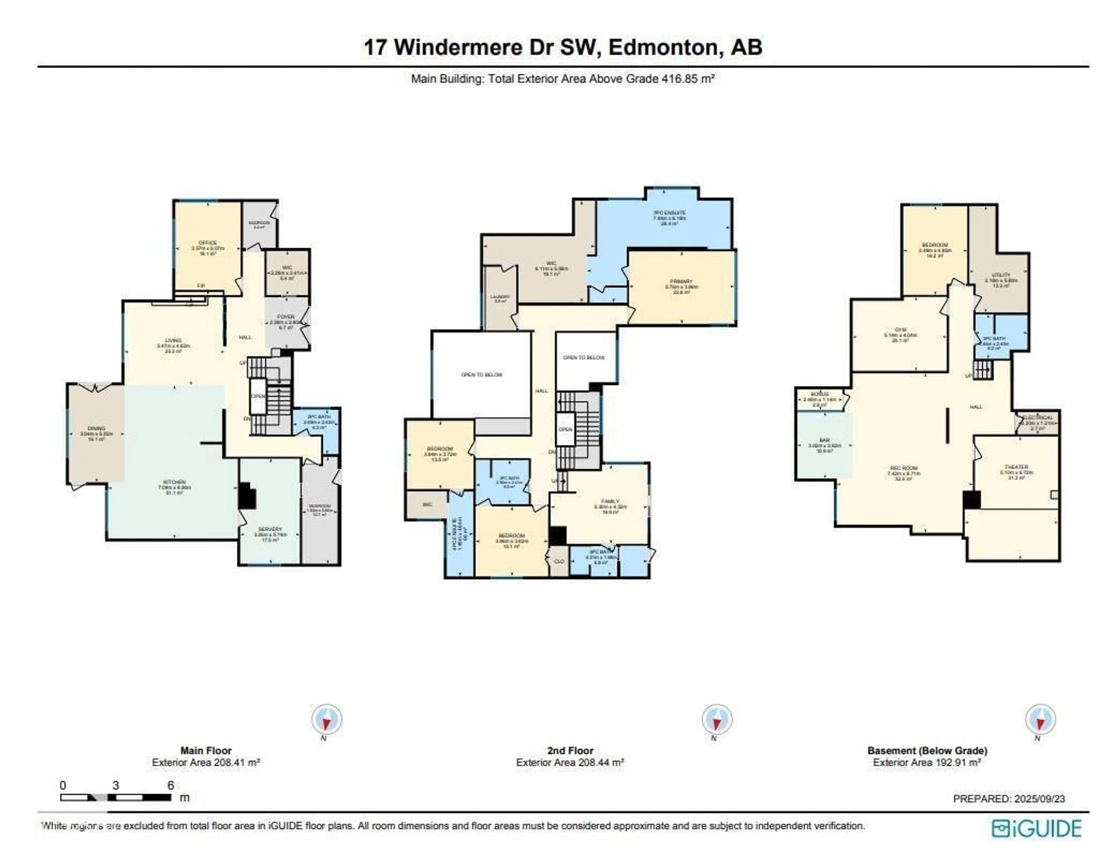 Floor plan for 17 WINDERMERE DR, Edmonton Alberta T6W0S2