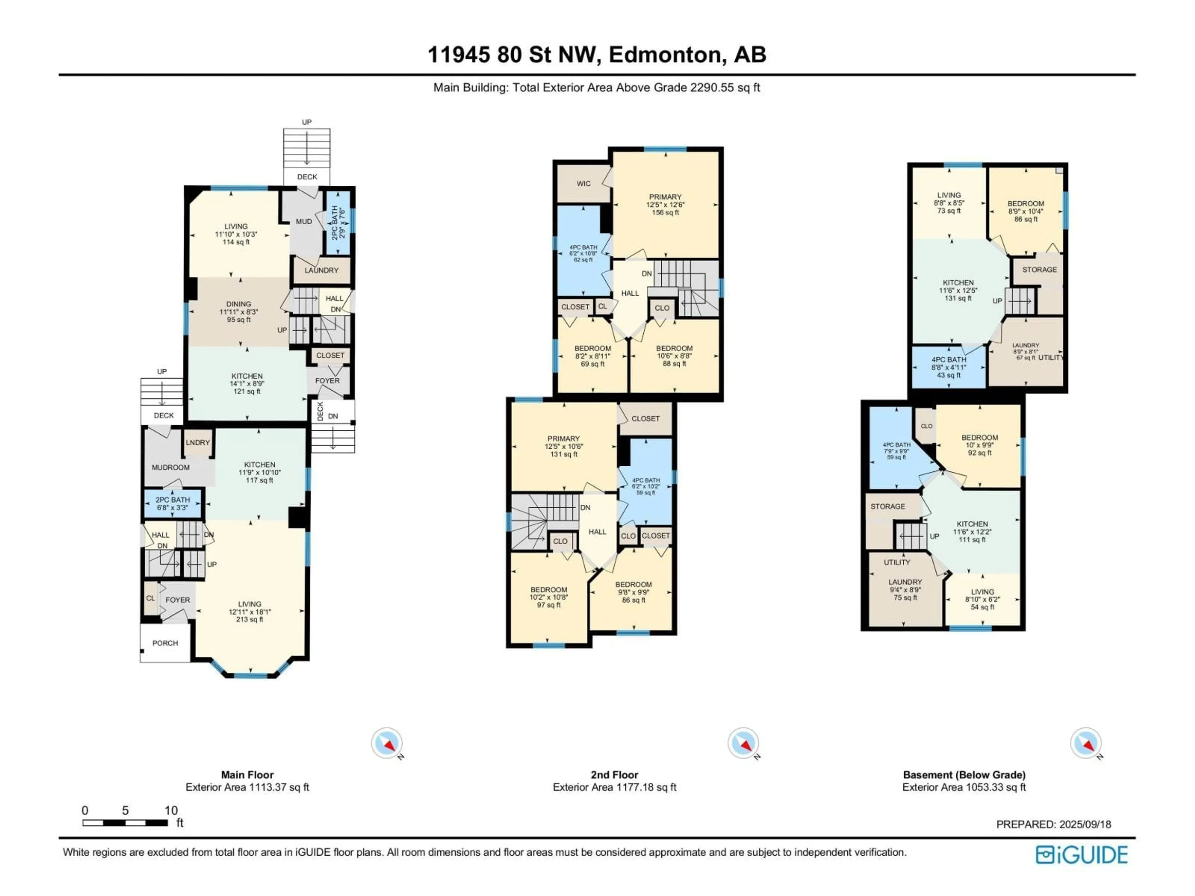 Floor plan for 11945 80 ST, Edmonton Alberta T5B2N8