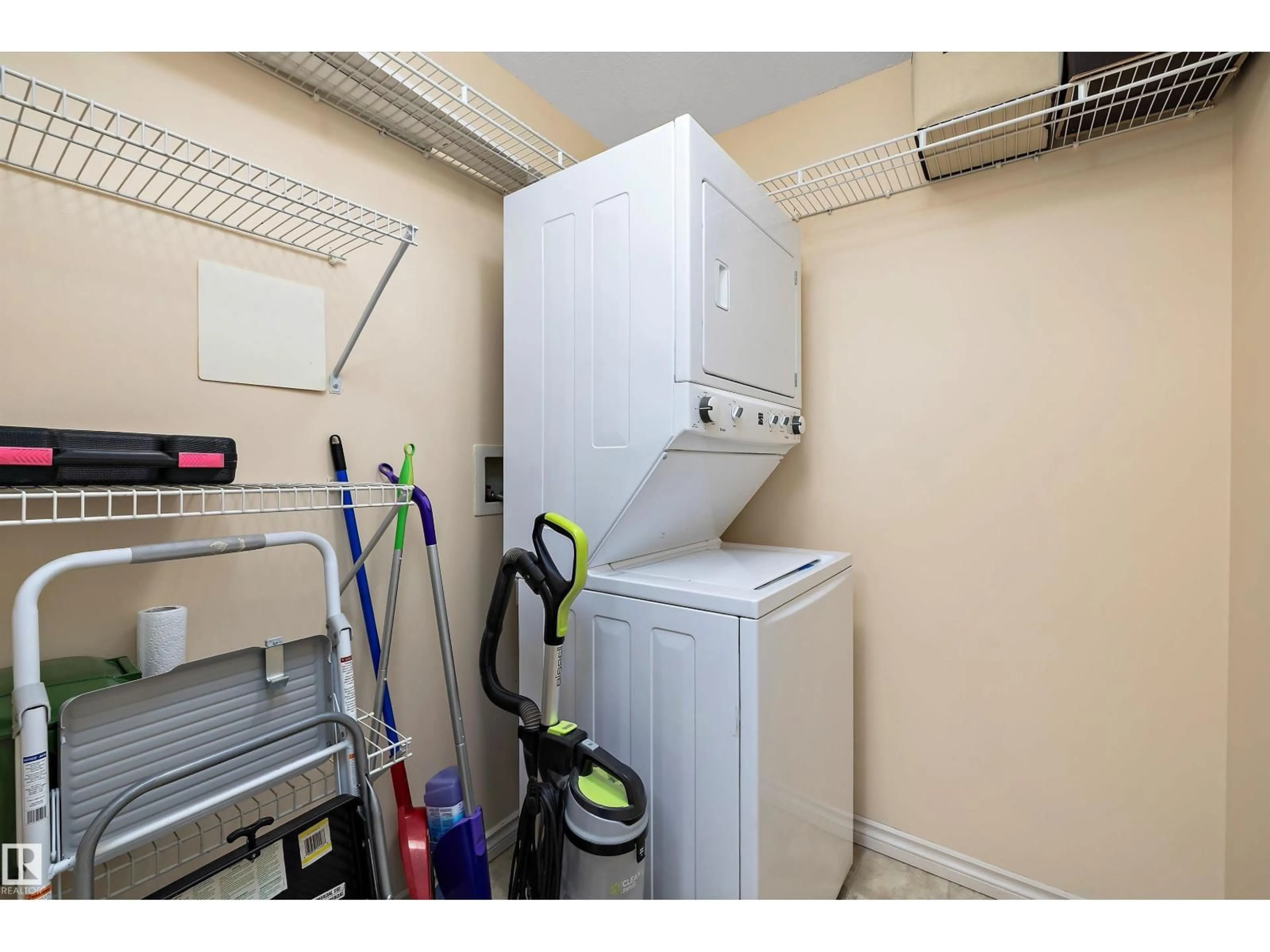 Laundry room for 308 - 9938 104 ST NW, Edmonton Alberta T5K2X7
