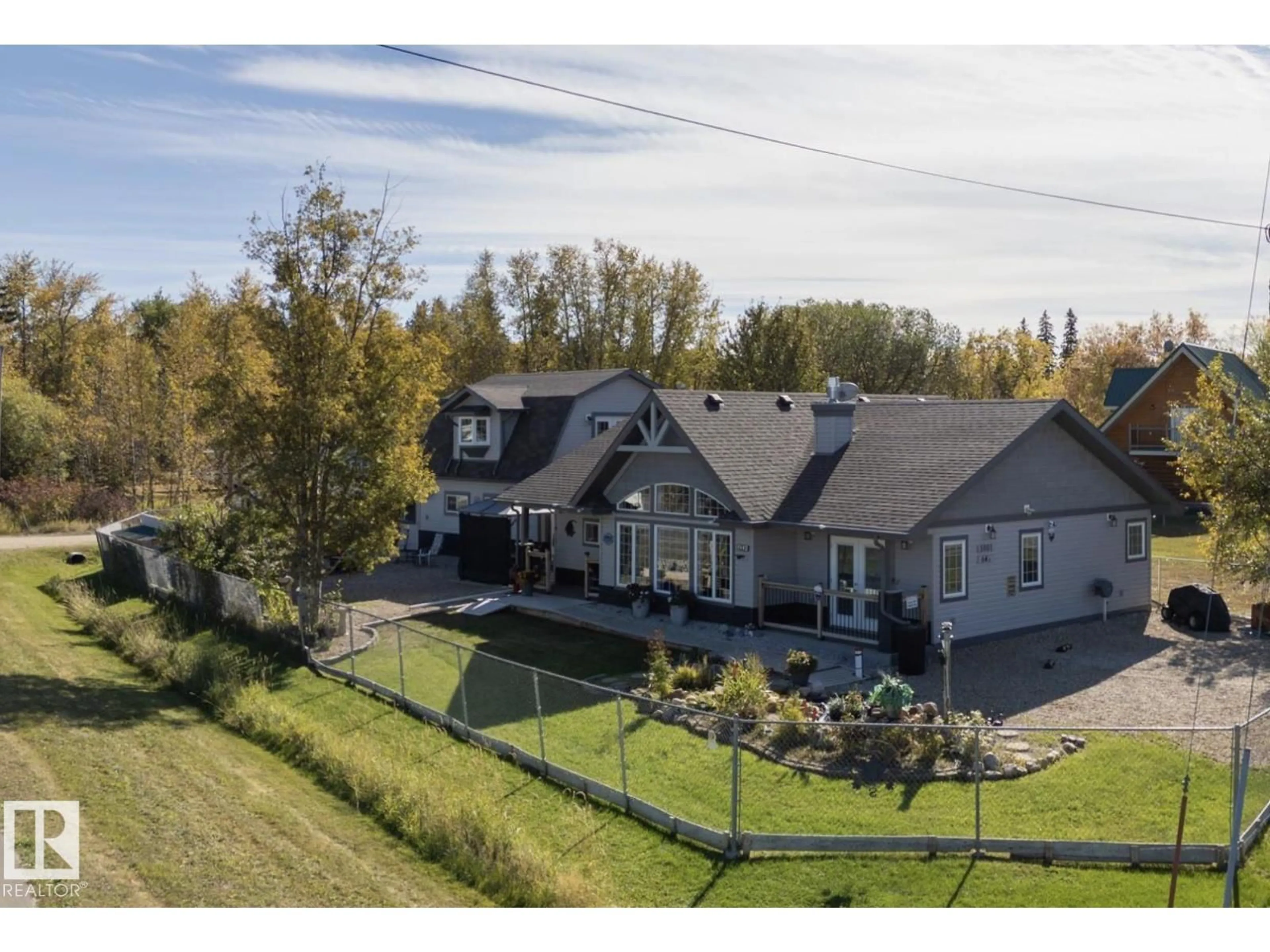 A pic from outside/outdoor area/front of a property/back of a property/a pic from drone, mountain view for 5001 64 STREET, Rural Lac Ste. Anne County Alberta T0E0A0