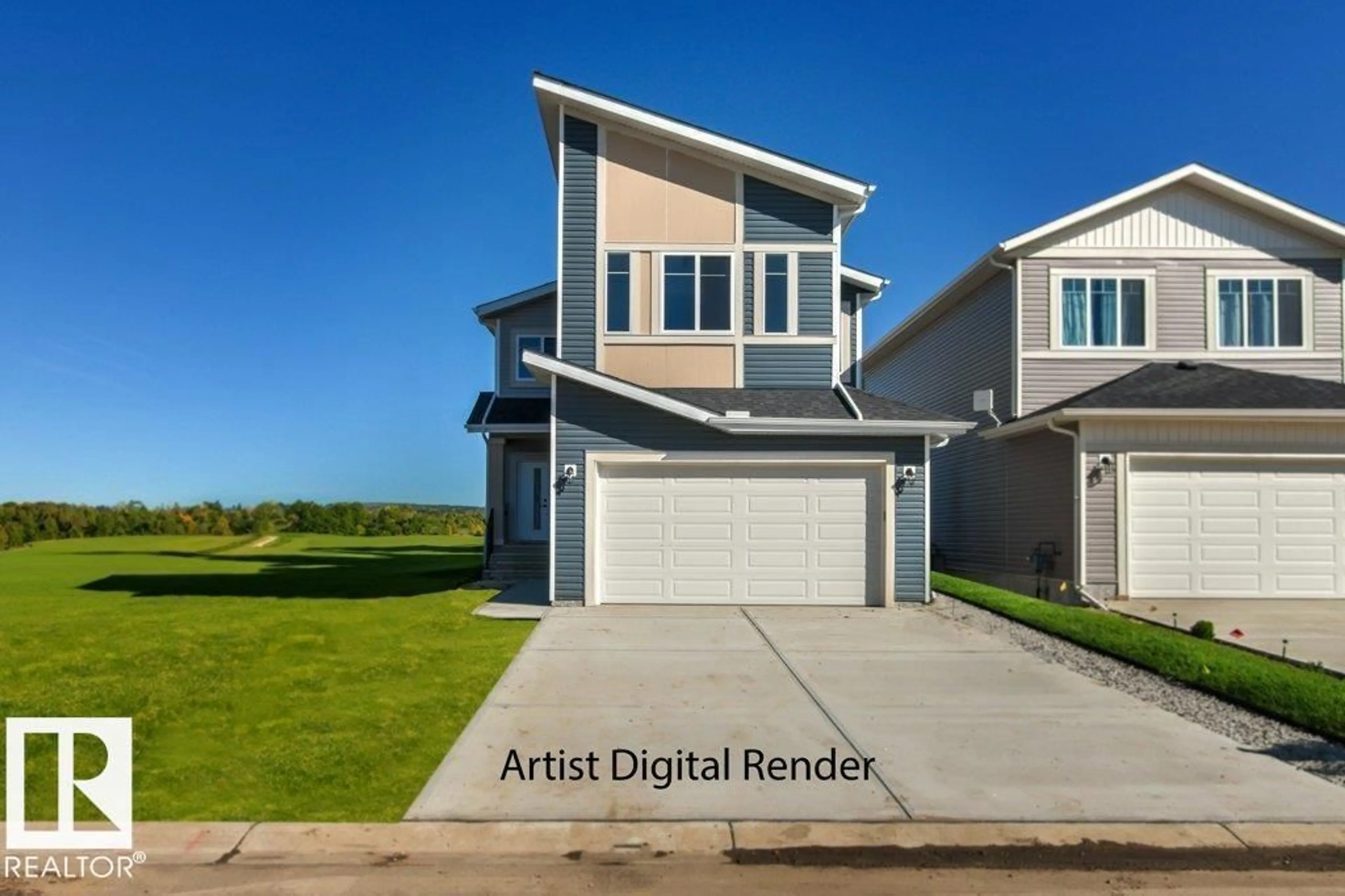 Home with vinyl exterior material, street for 5018 53 AVE, Calmar Alberta T0C0V0