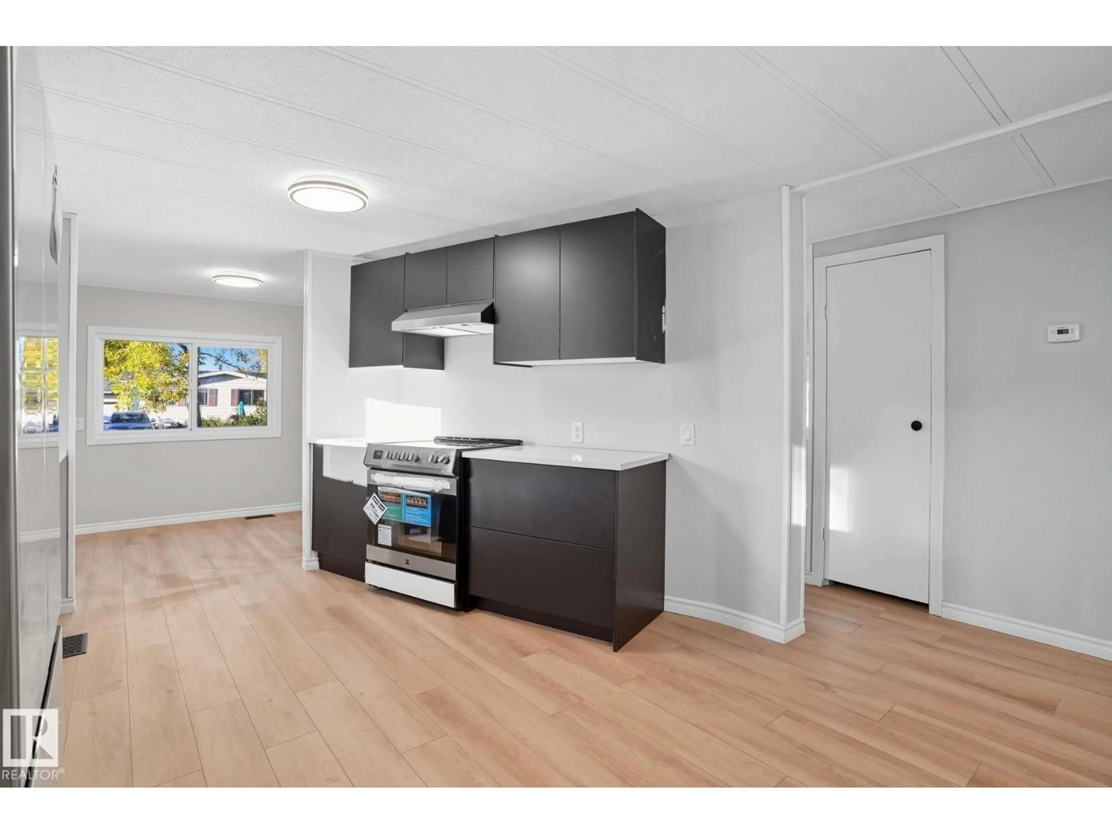 Standard kitchen, wood/laminate floor for 67 RIDGEWAY DR, Edmonton Alberta T6P1C2
