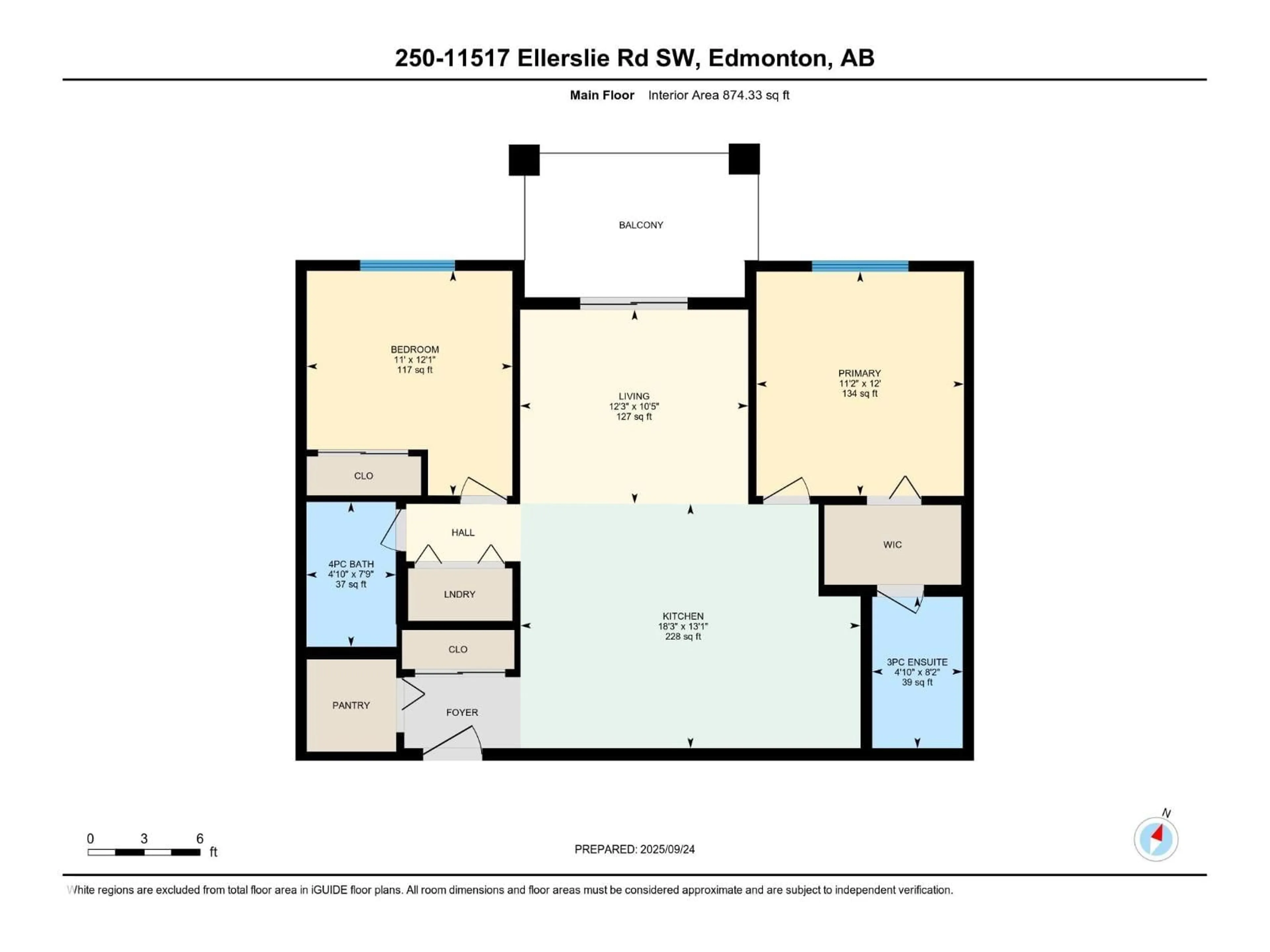 Floor plan for 250 ELLERSLIE RD, Edmonton Alberta T6W2A9