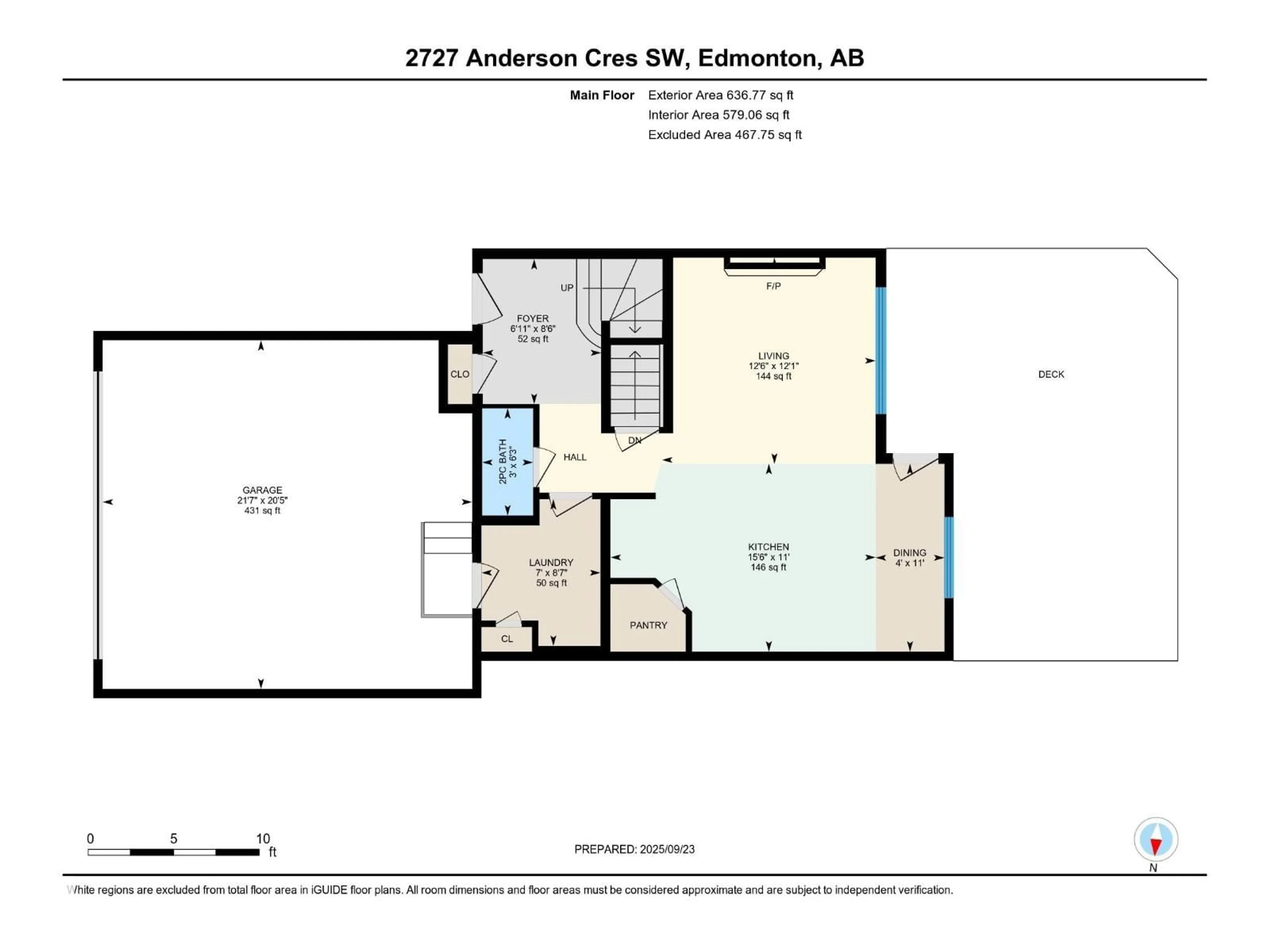 Floor plan for 2727 ANDERSON CR, Edmonton Alberta T6W0K5